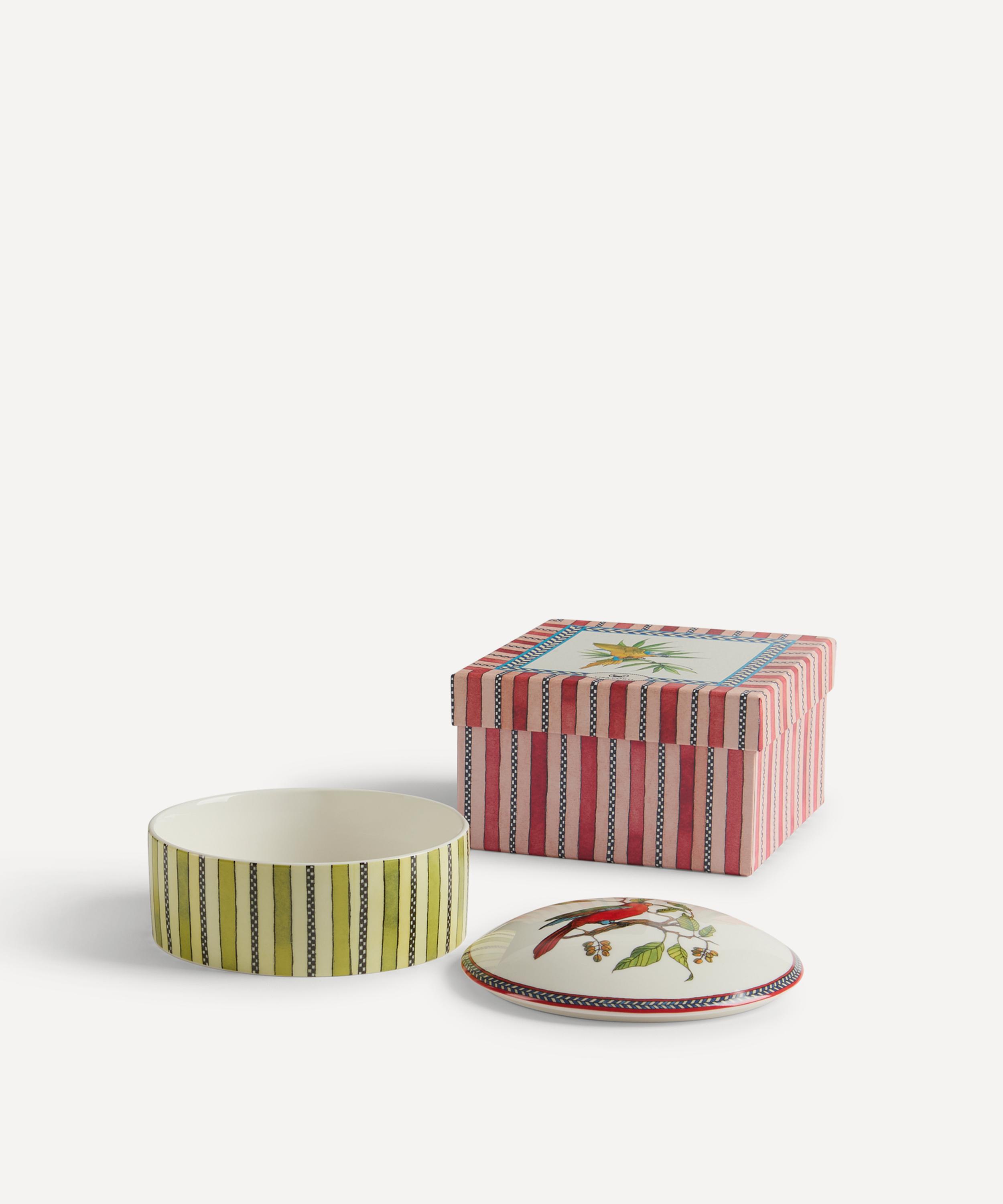 Lisa Corti - Jungle Parrot Porcelain Jewellery Box image number 2