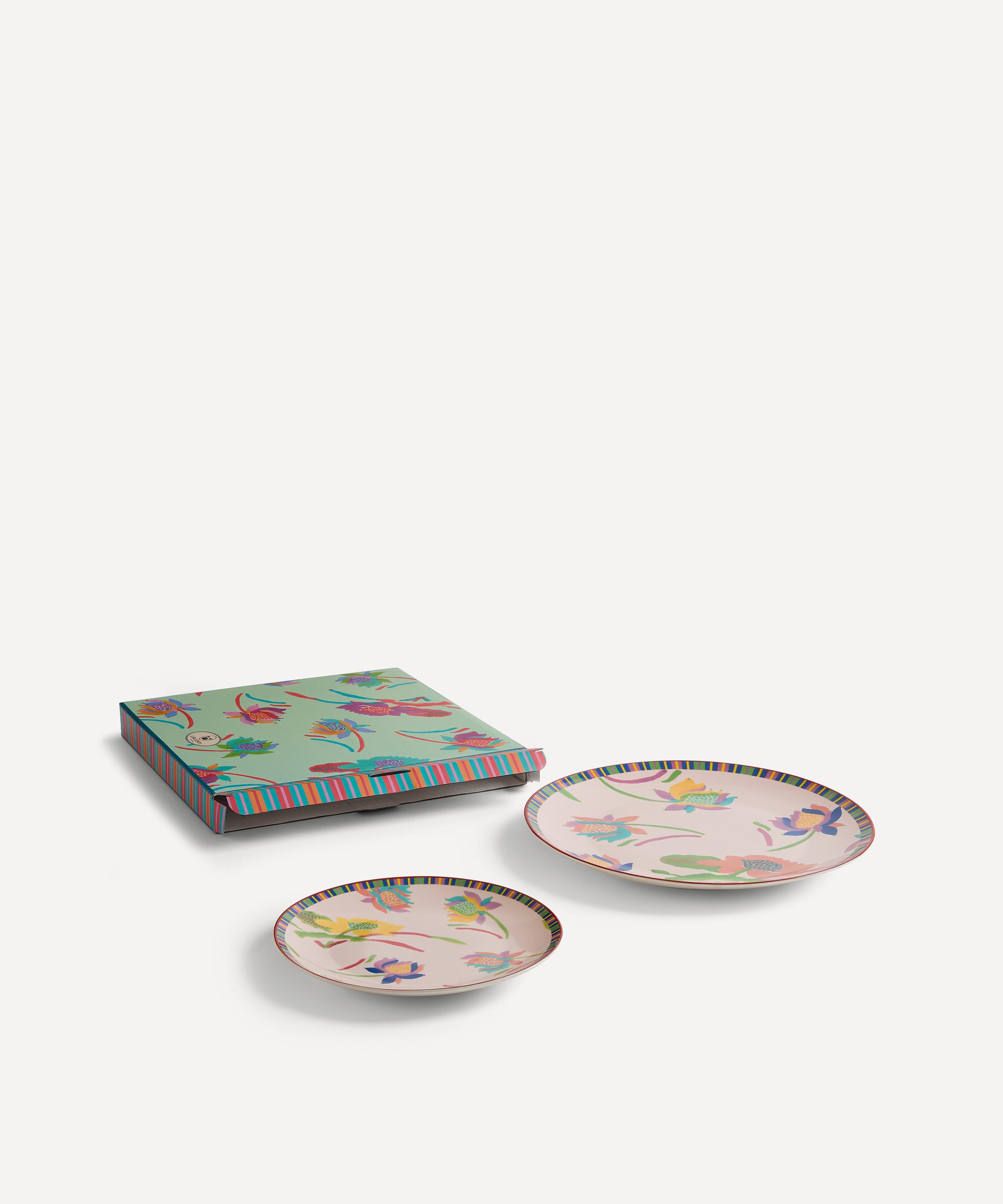 Lisa Corti - Japanese Floral Dinner and Dessert Plates Set of Two image number 2