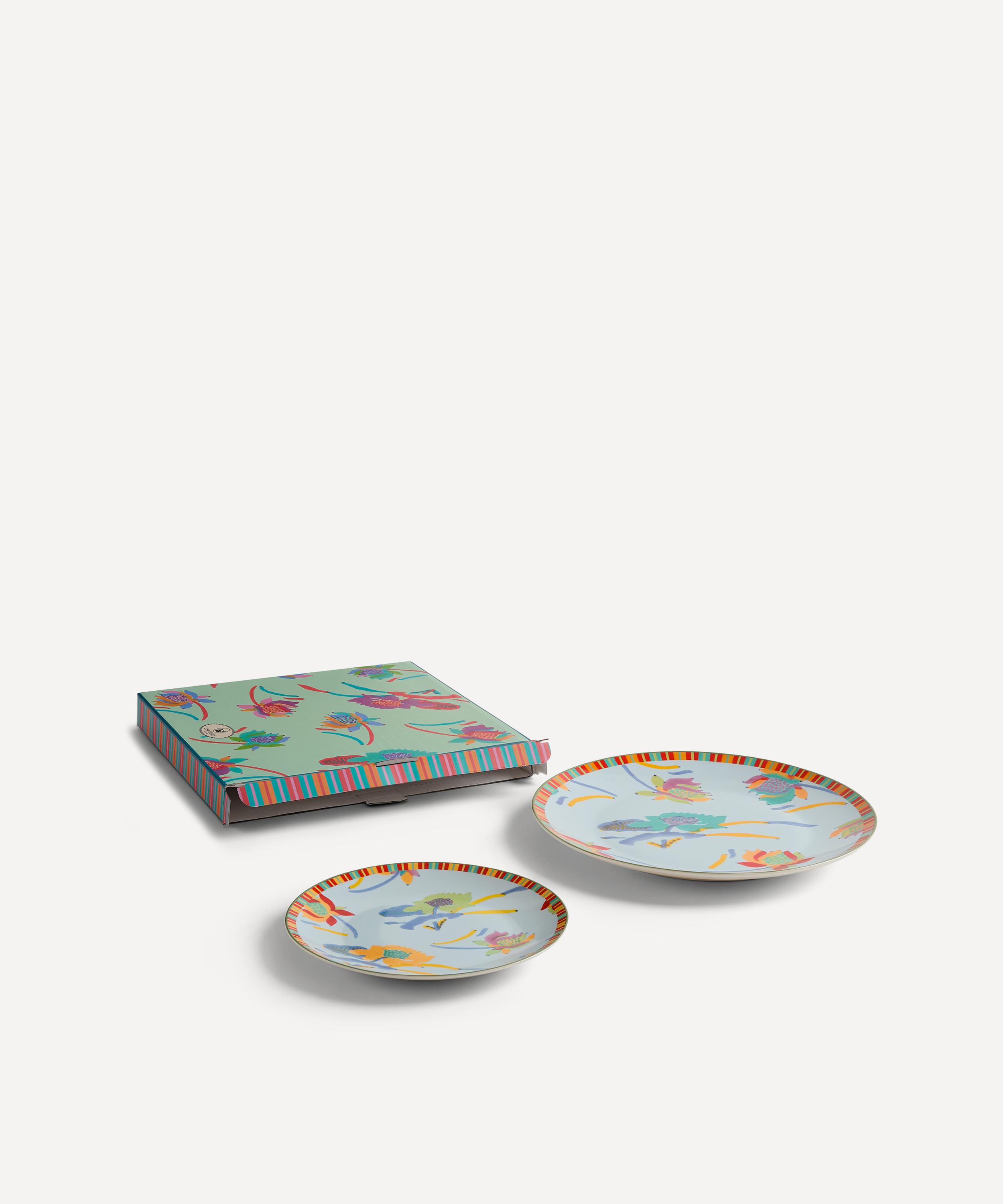 Lisa Corti - Japanese Floral Dinner and Dessert Plates Set of Two image number 2