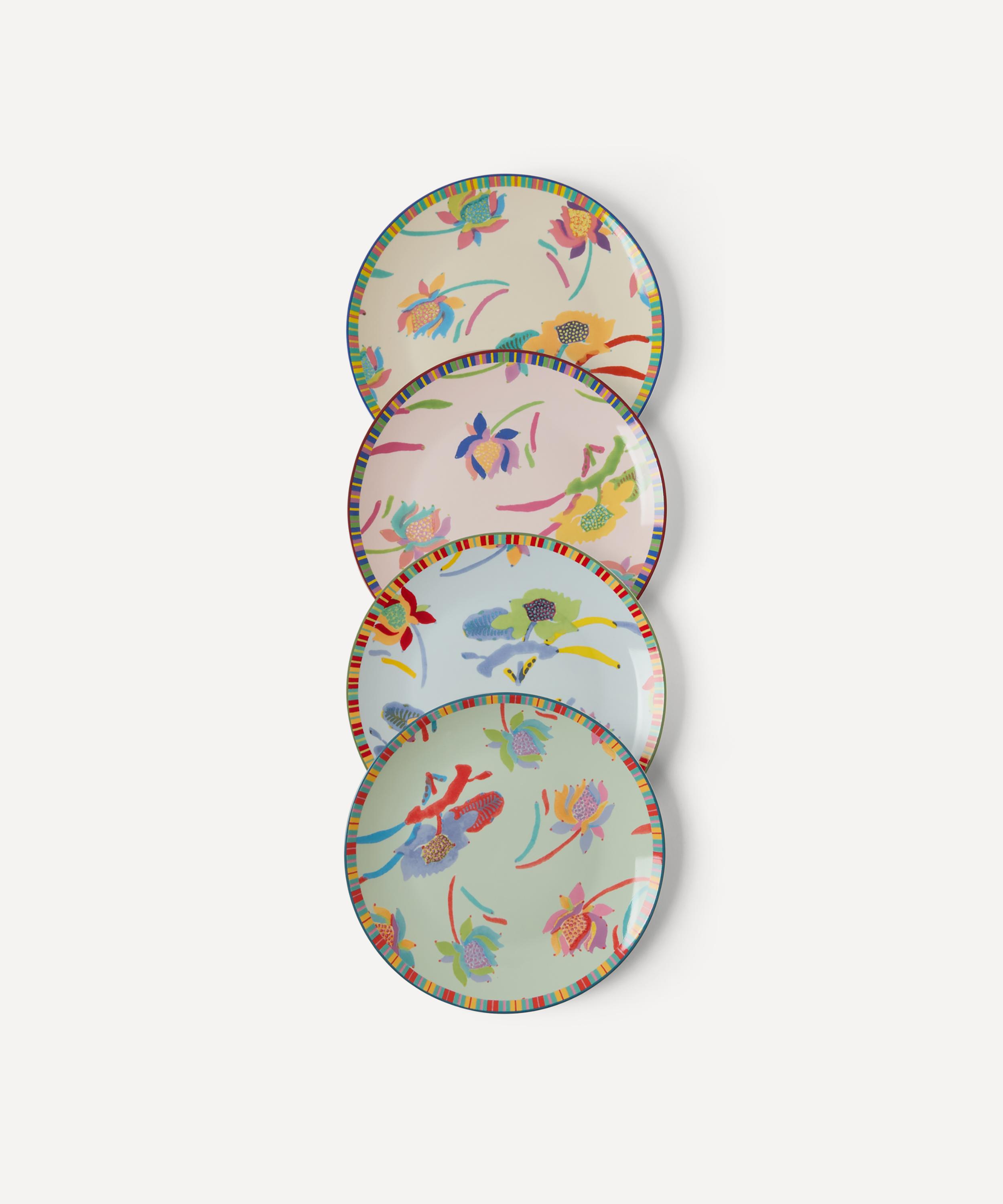 Lisa Corti - Japanese Floral Dessert Plates Set of Four