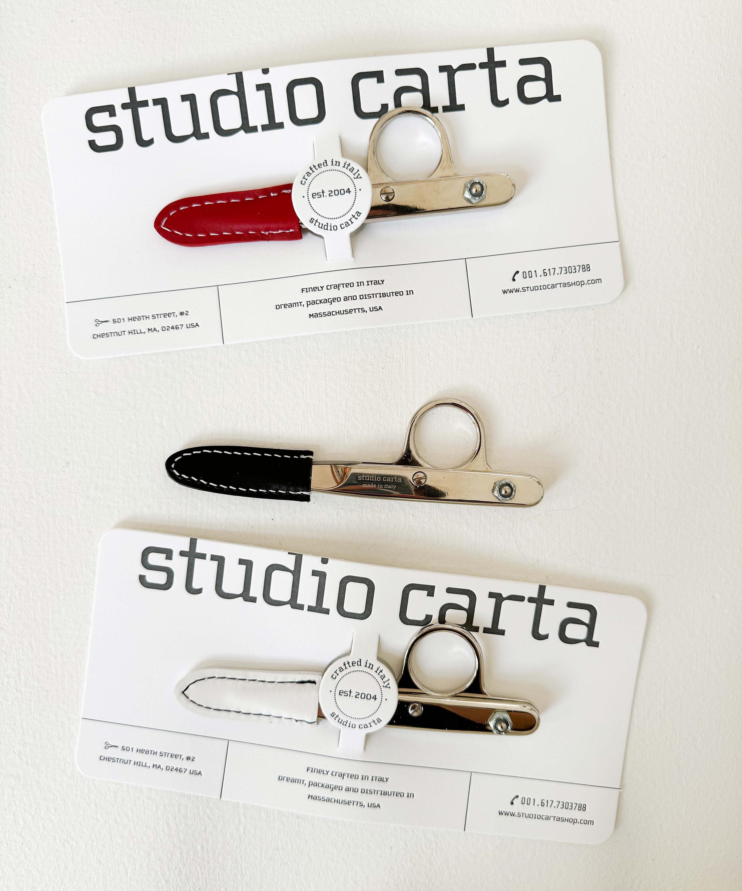 Studio Carta - Thread Clippers with Leather Pouch image number 1