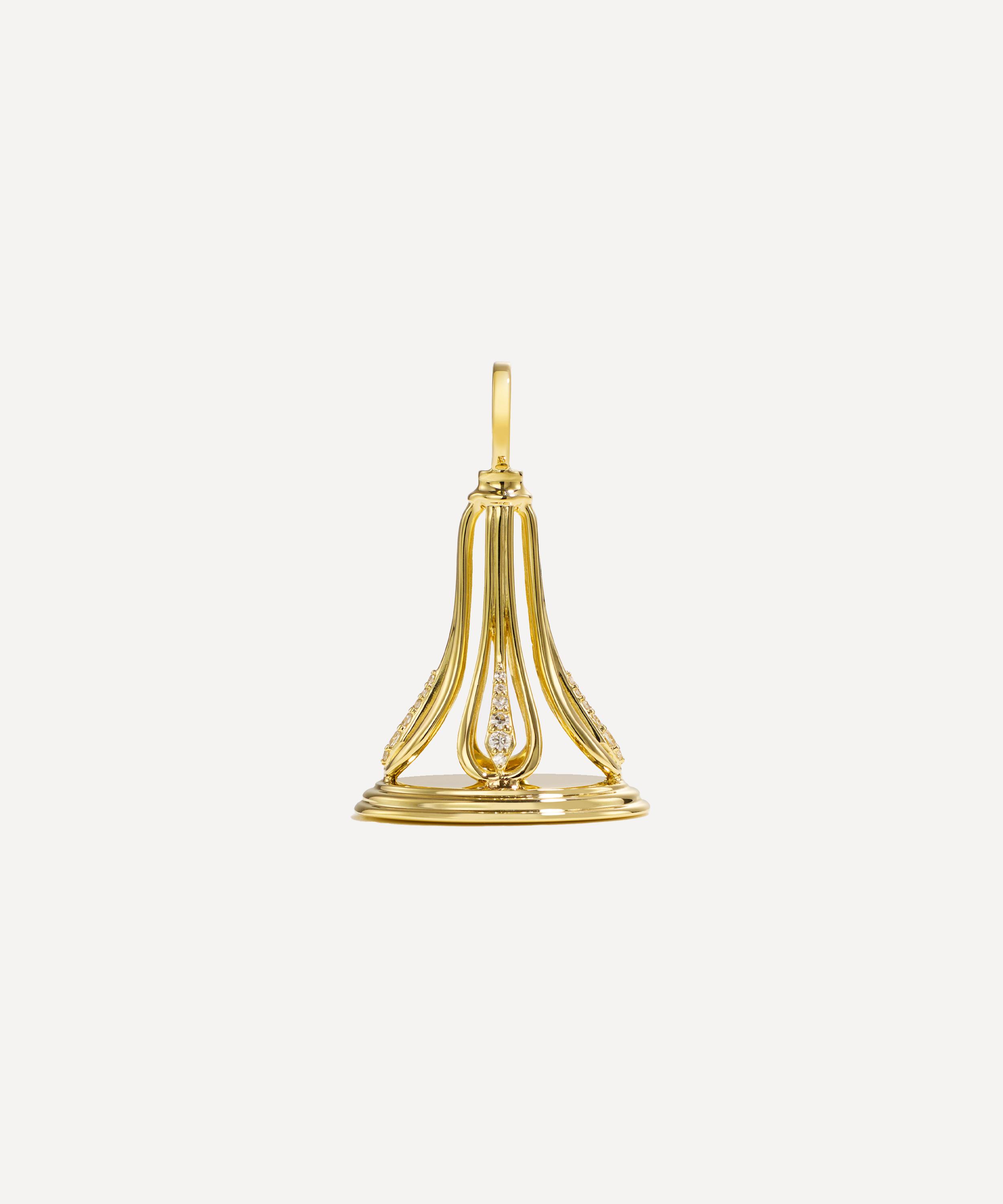 By Pariah - 14ct Gold Amara Bell Pendant