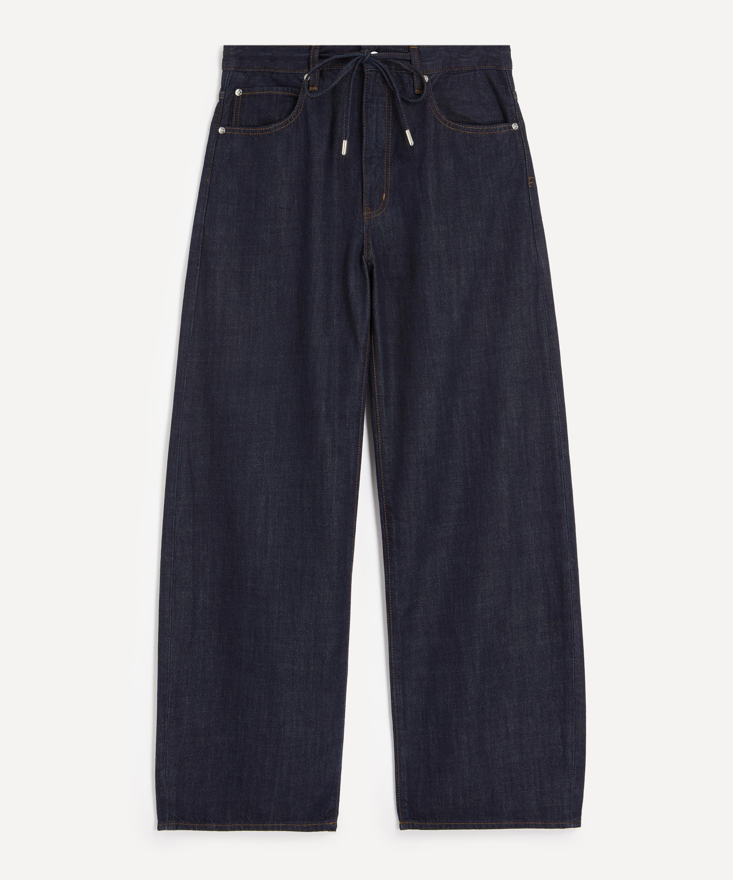 Frame - Off-Duty Drawstring Bow Jeans