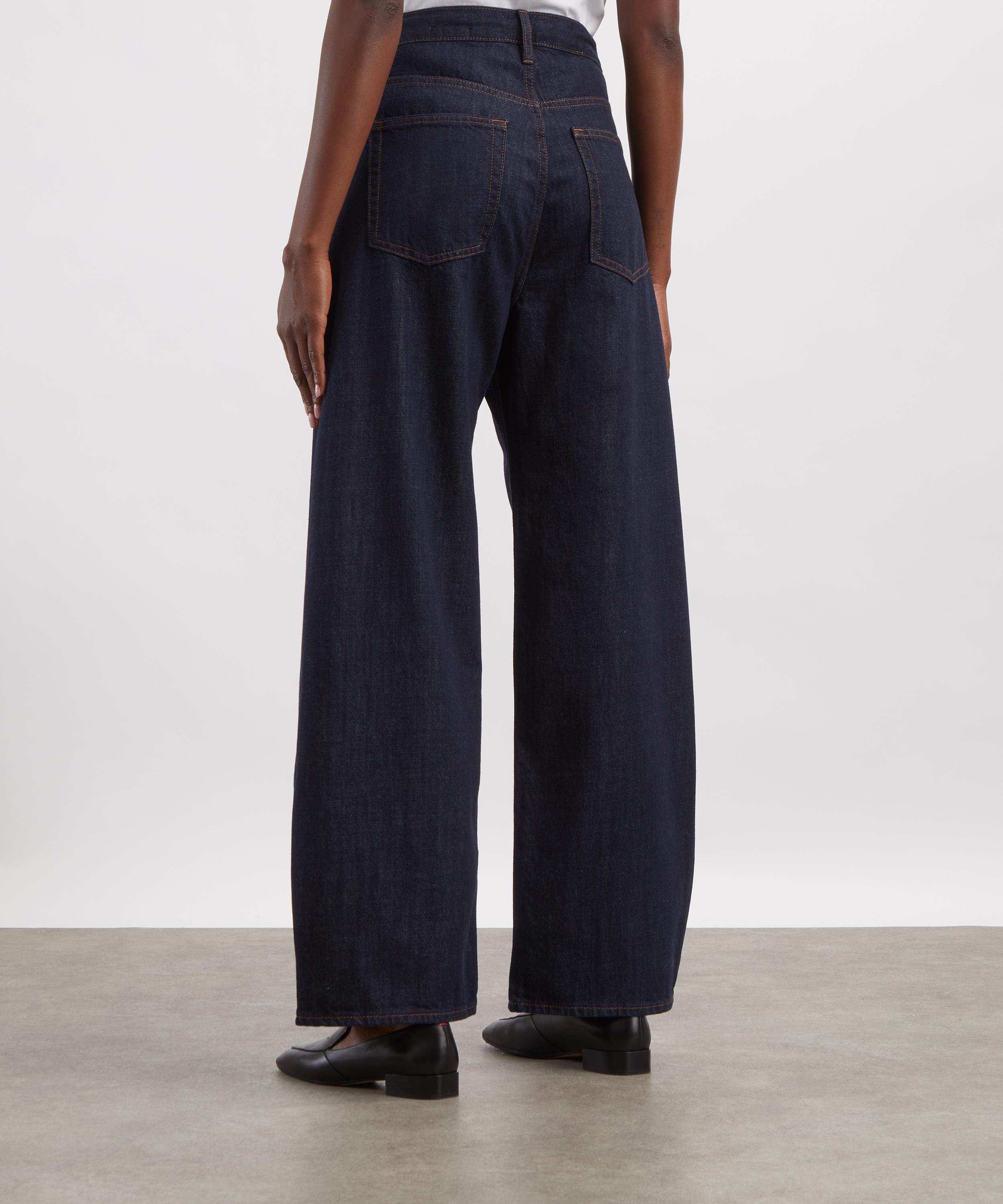 Frame - Off-Duty Drawstring Bow Jeans image number 3