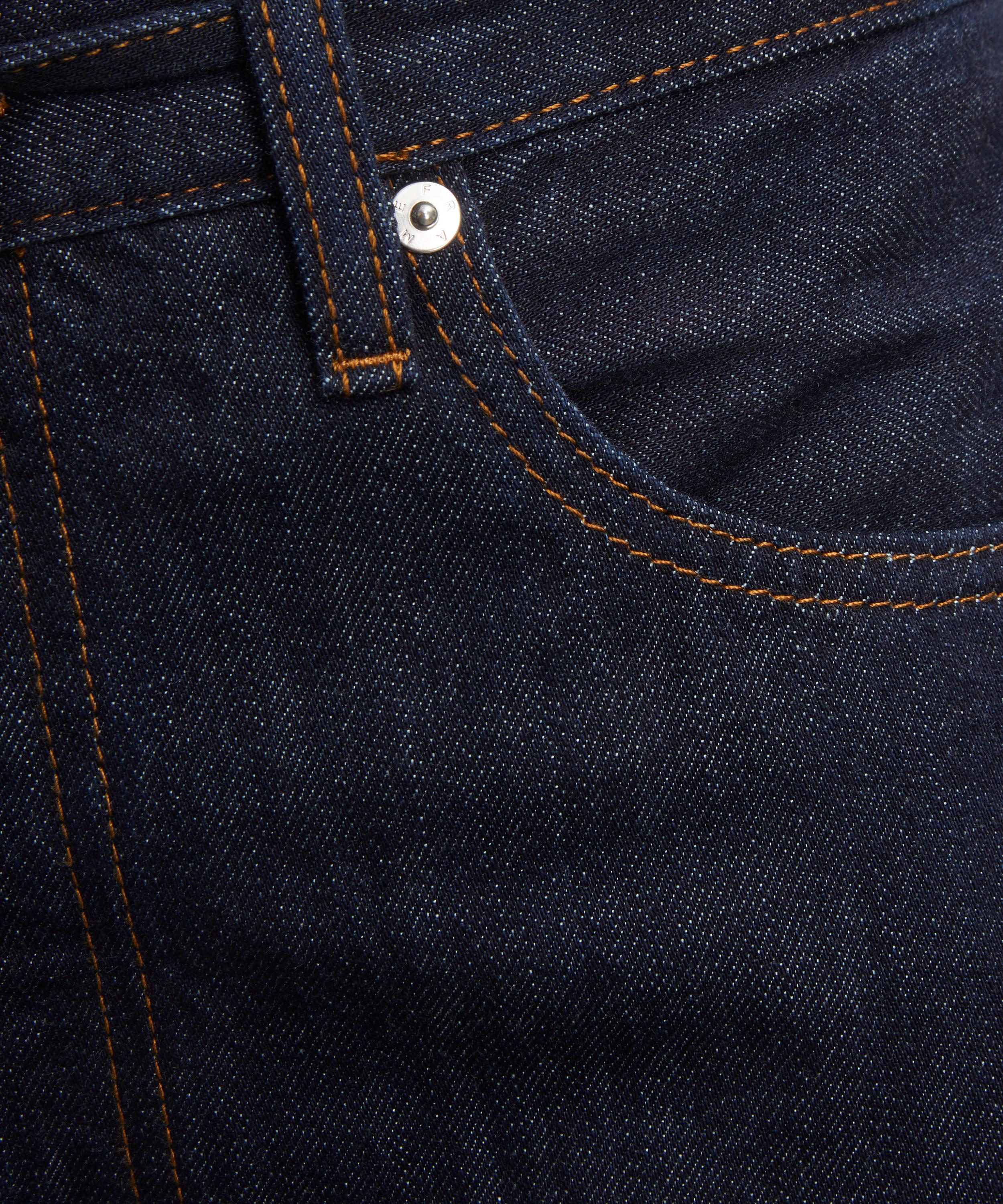 Frame - Off-Duty Drawstring Bow Jeans image number 4