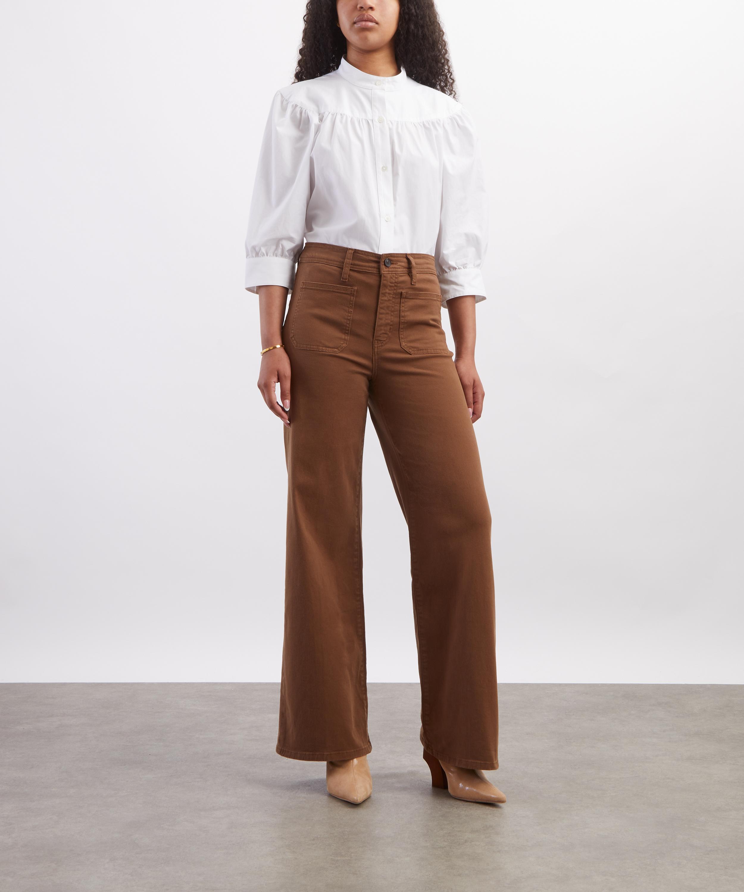 Frame - Le Slim Palazzo Harbor Pocket Jeans in Ledger image number 1