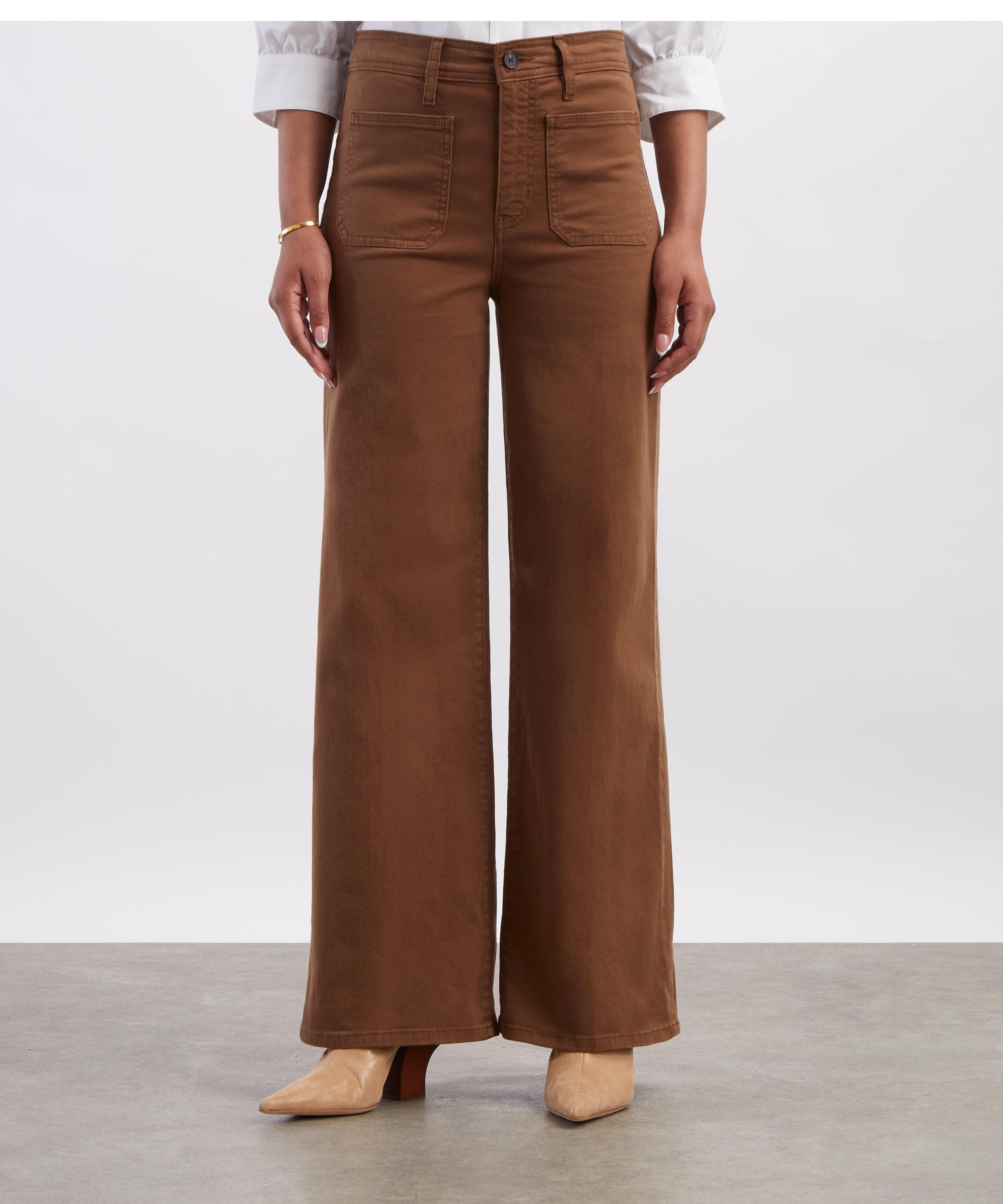 Frame - Le Slim Palazzo Harbor Pocket Jeans in Ledger image number 2