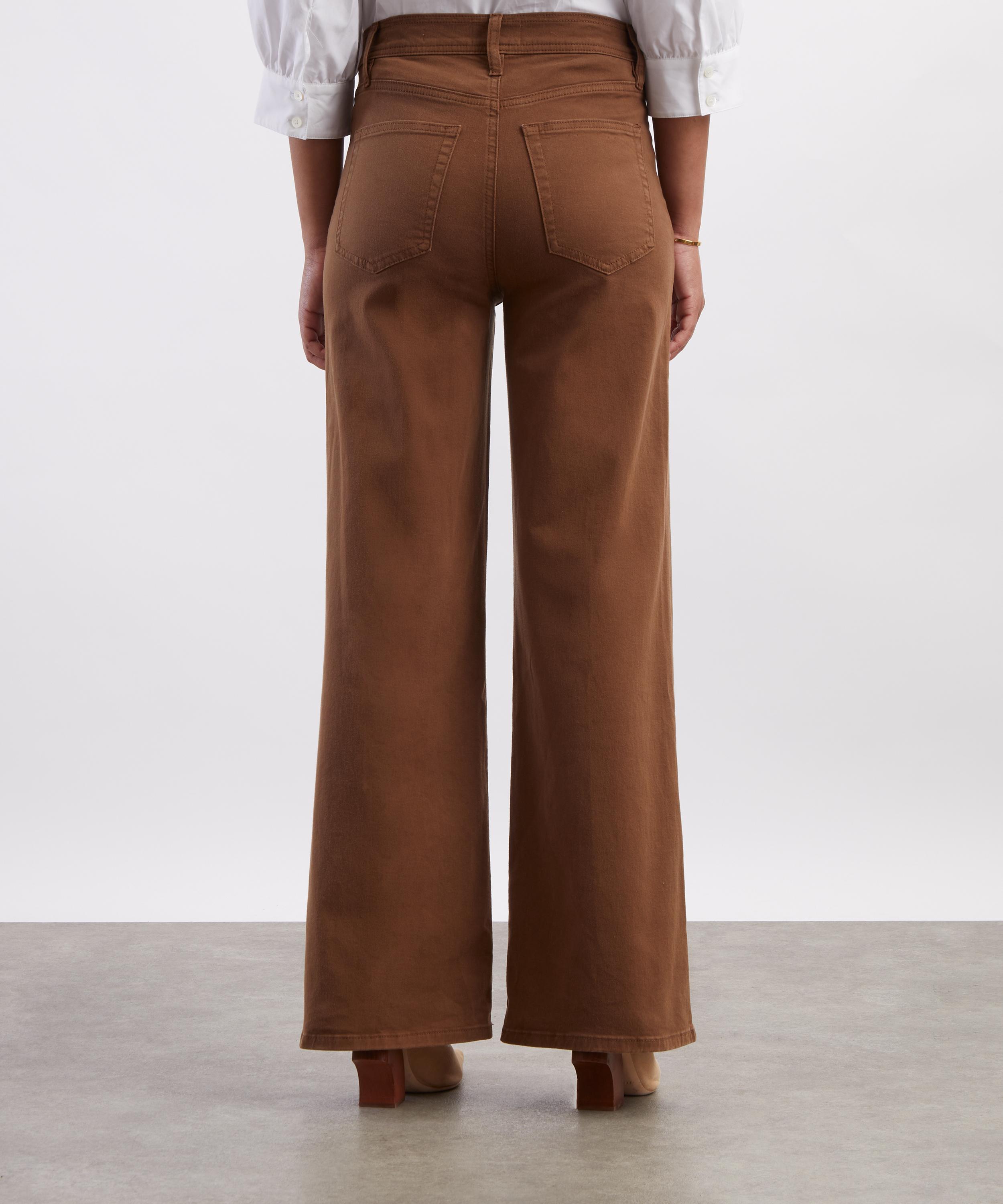 Frame - Le Slim Palazzo Harbor Pocket Jeans in Ledger image number 3