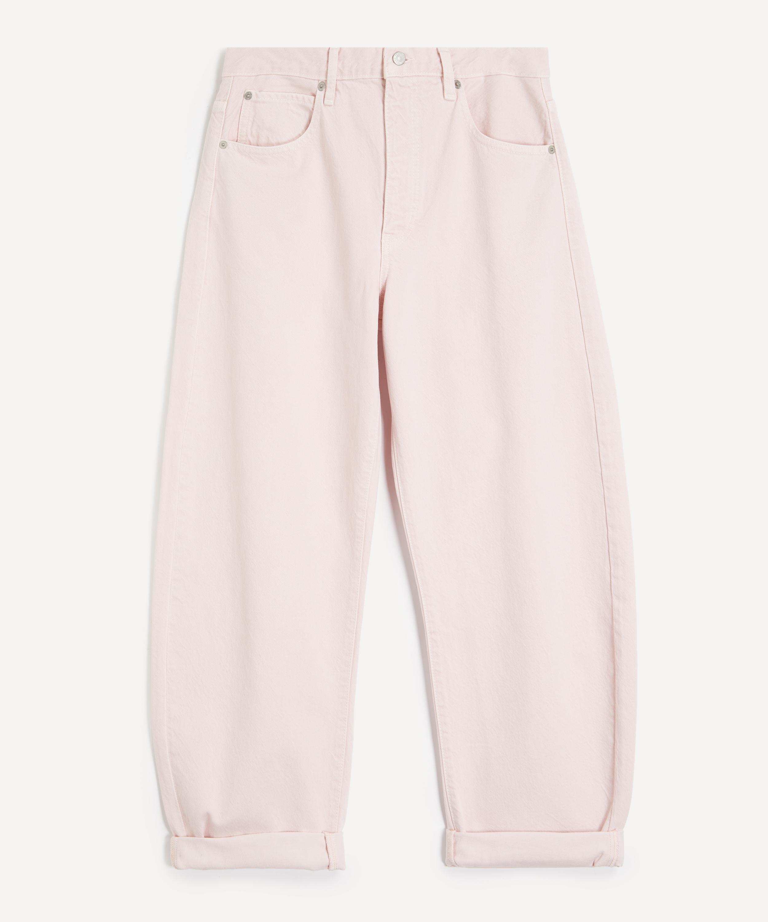 Frame - Bubble High-Rise Curve Jeans in Taffy image number 0