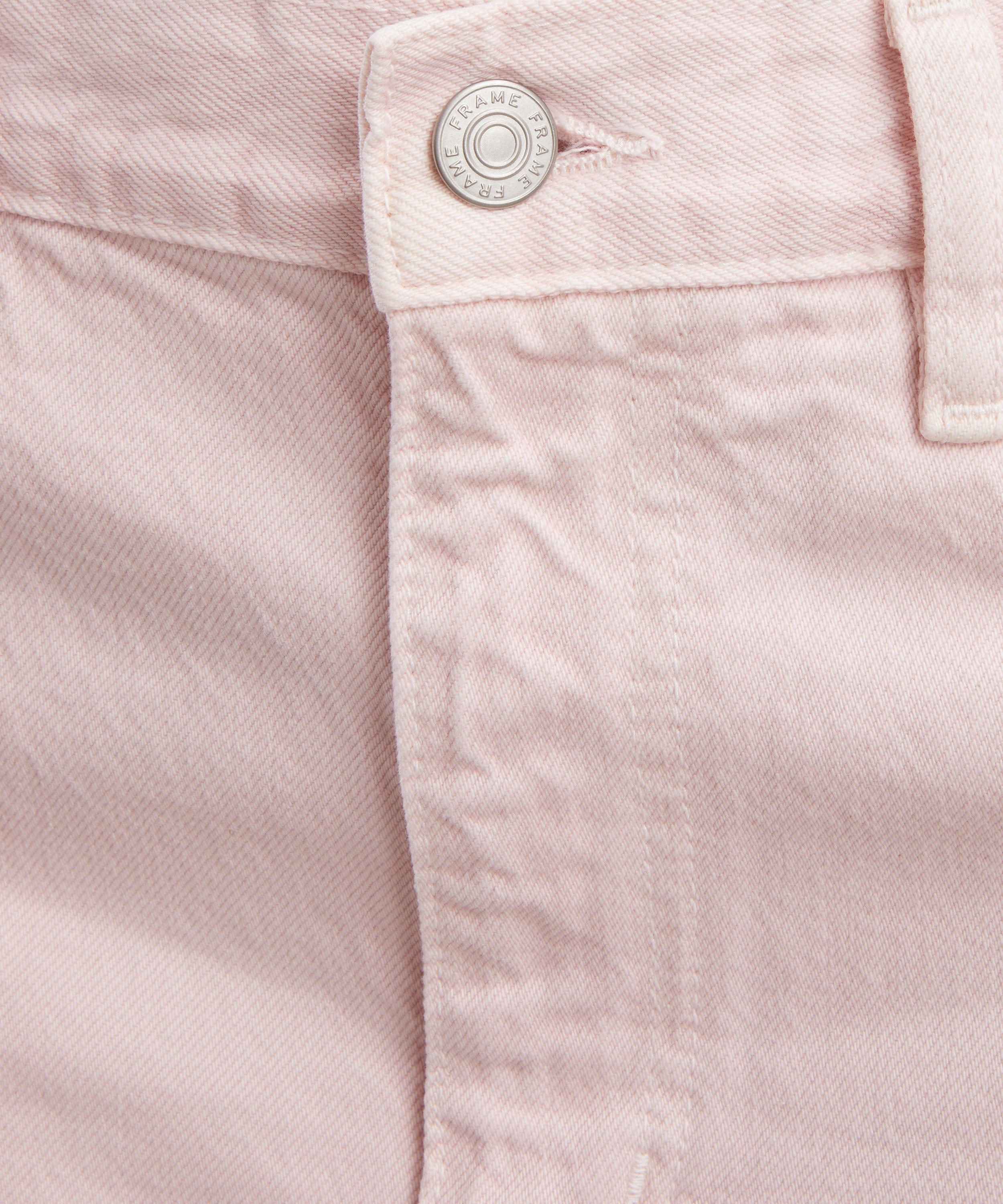 Frame - Bubble High-Rise Curve Jeans in Taffy image number 4