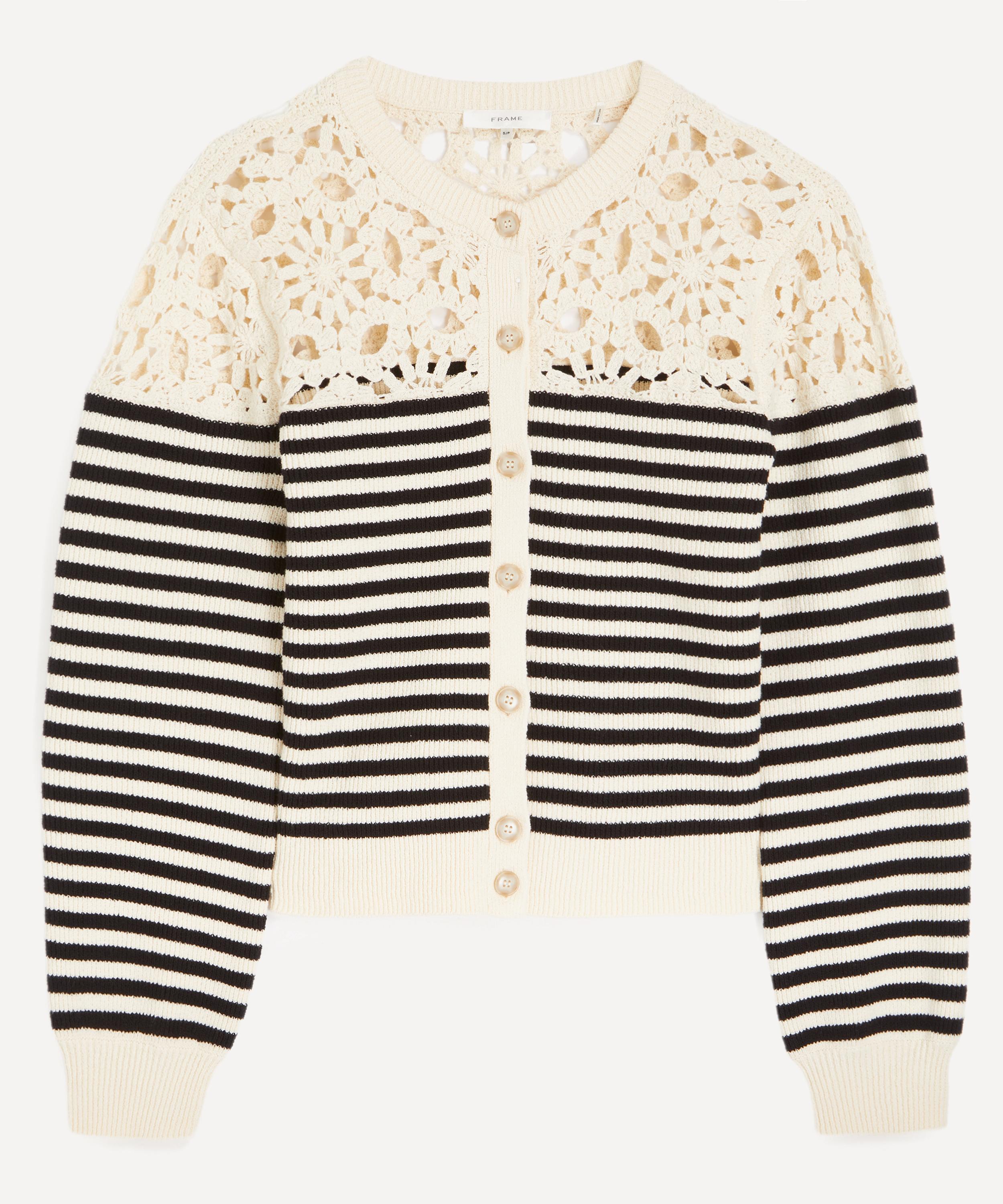 Frame - Coastal Striped Cardigan
