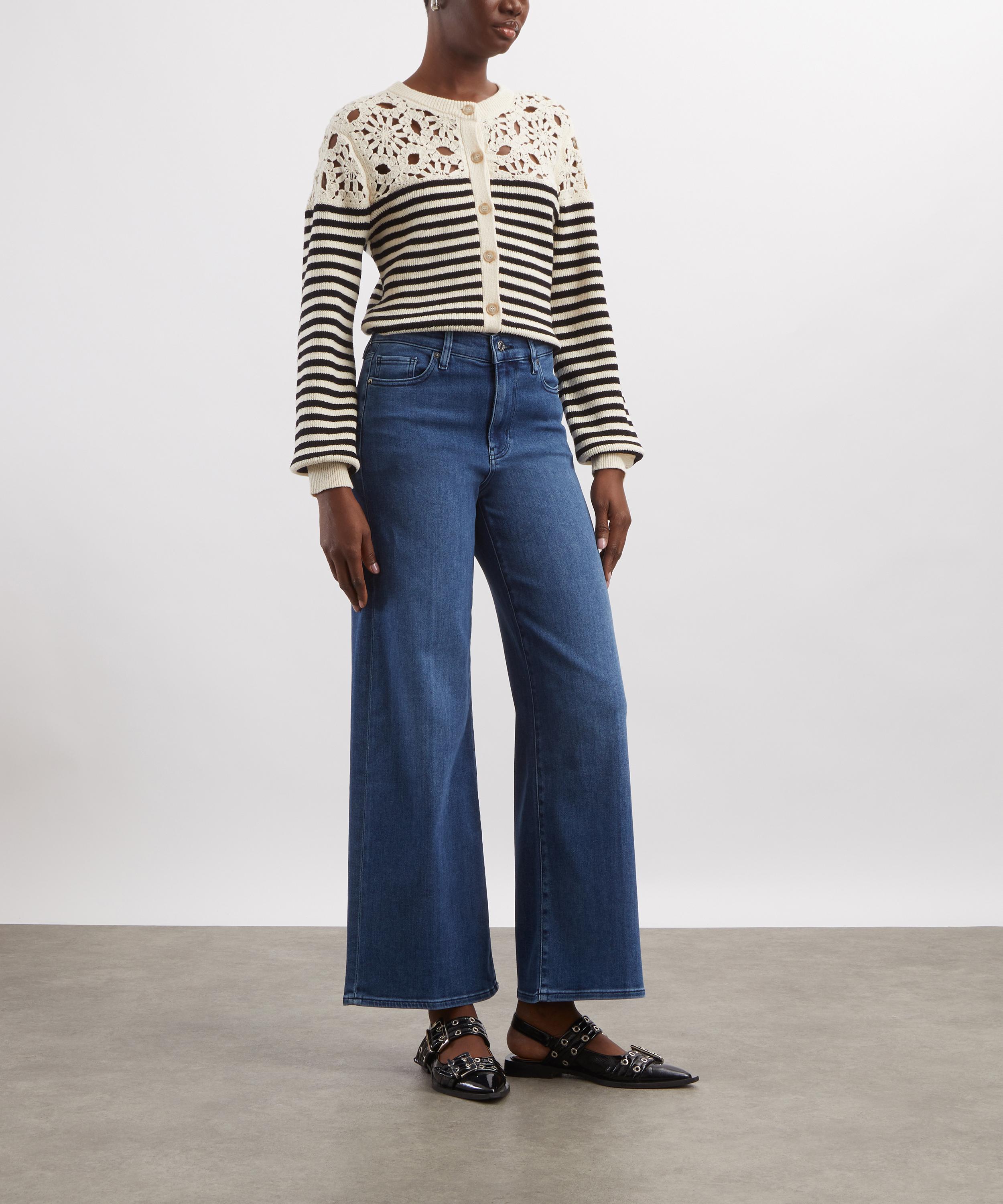 Frame - Coastal Striped Cardigan image number 1