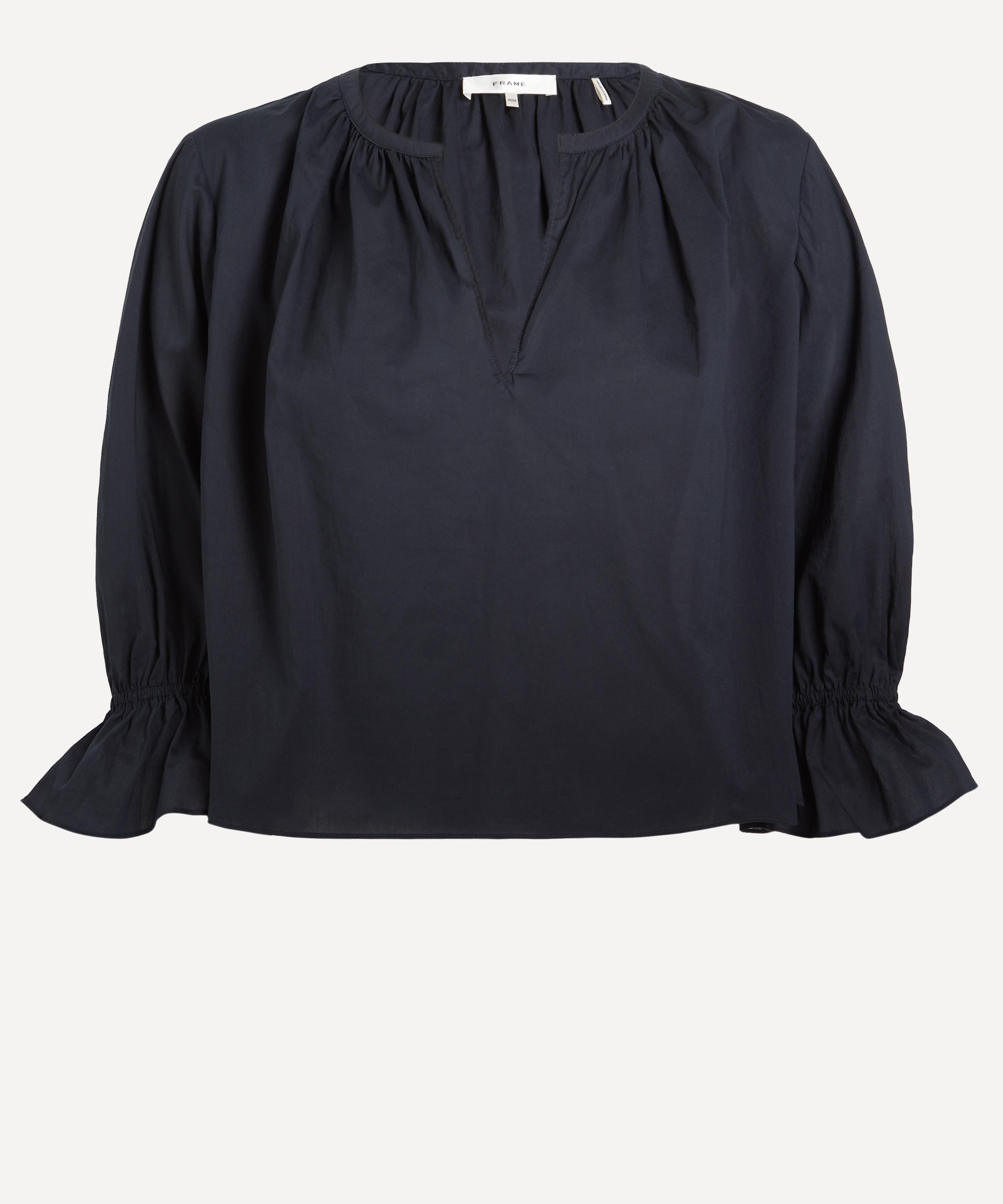 Frame - Navy Poet Blouse