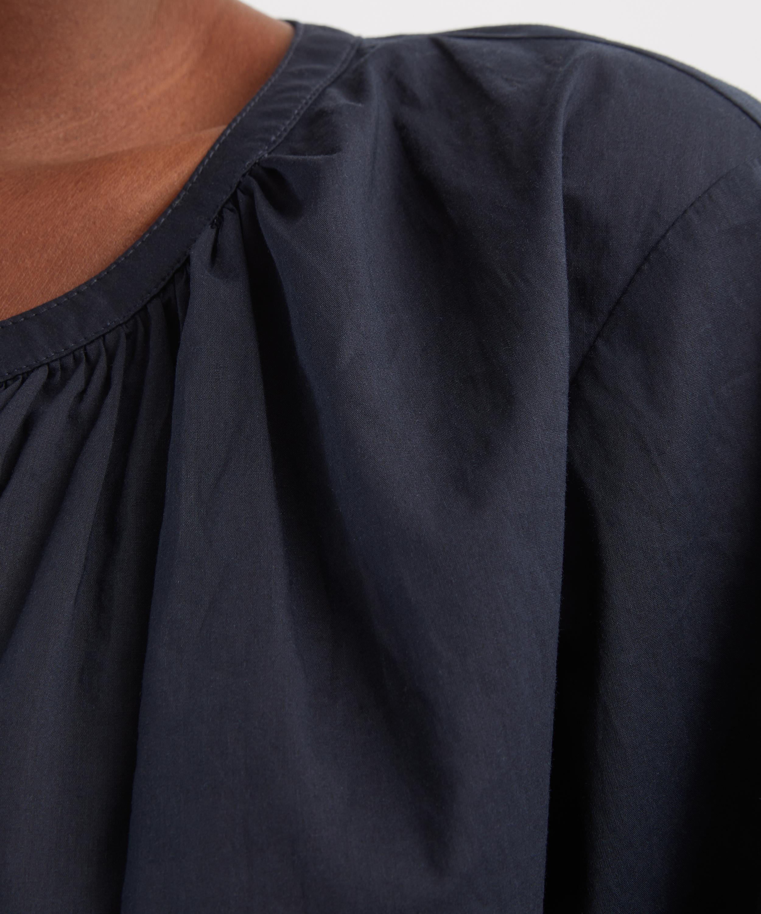 Frame - Navy Poet Blouse image number 4