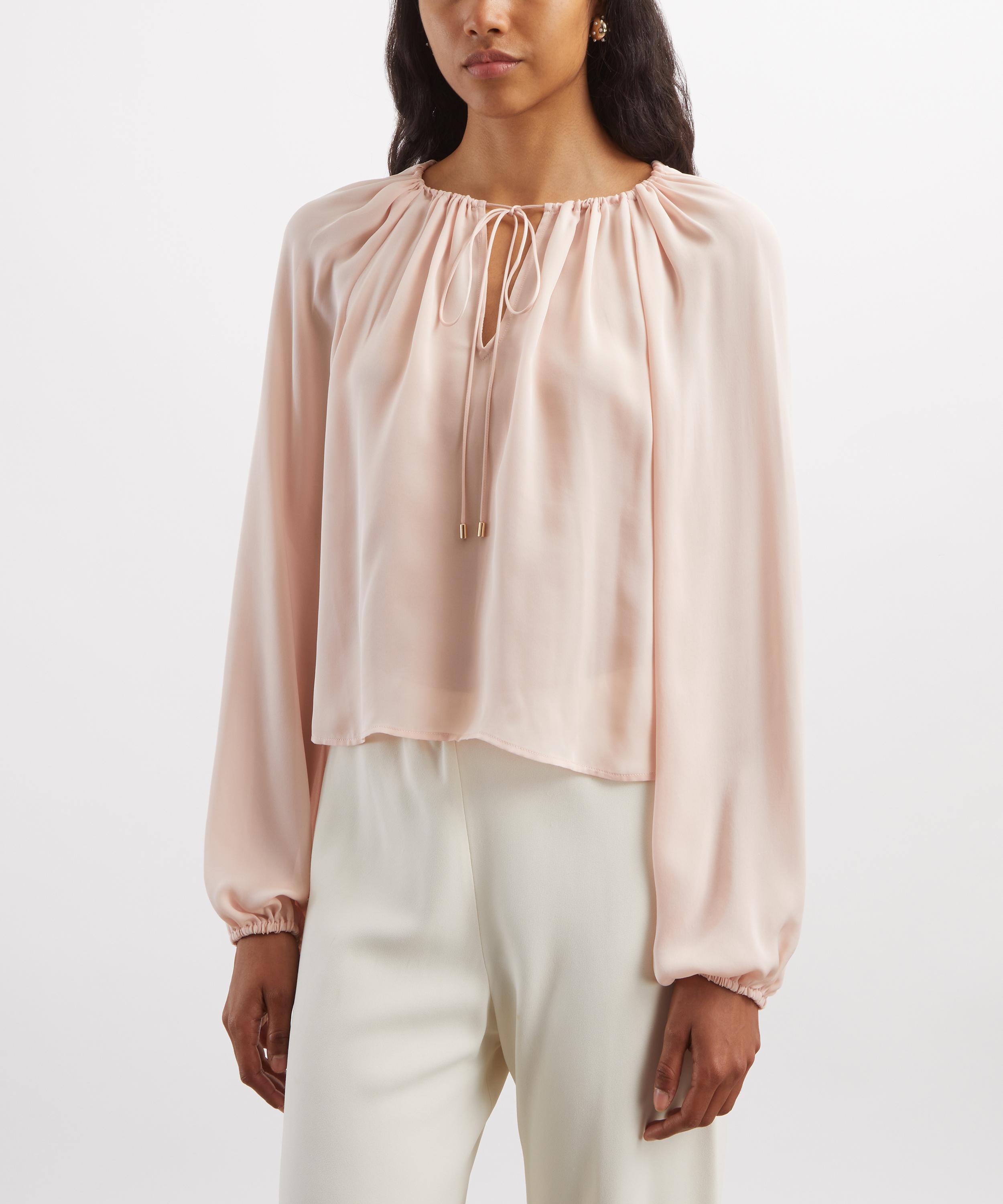 Frame - The Silk Balloon Blouse image number 2
