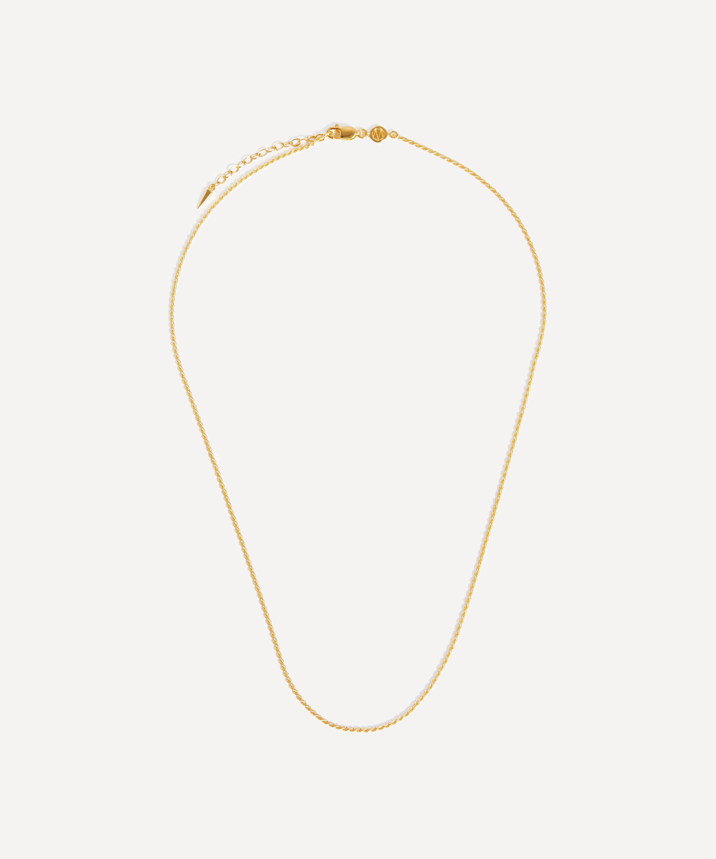 Missoma - 18ct Gold-Plated Vermeil Silver Medium Rope Chain Necklace image number 0