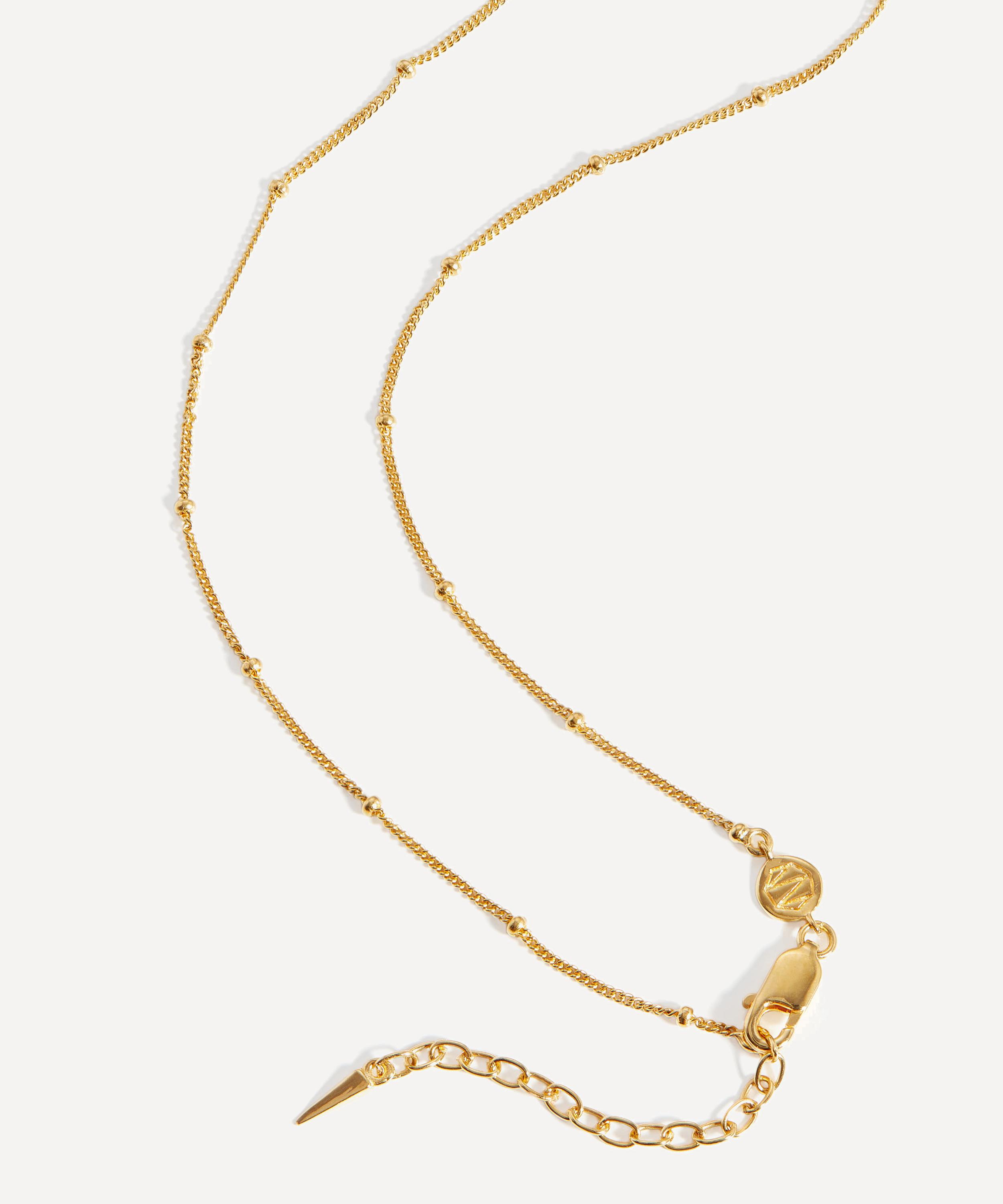 Missoma - 18ct Gold-Plated Vermeil Silver Long Bobble Chain Necklace image number 1
