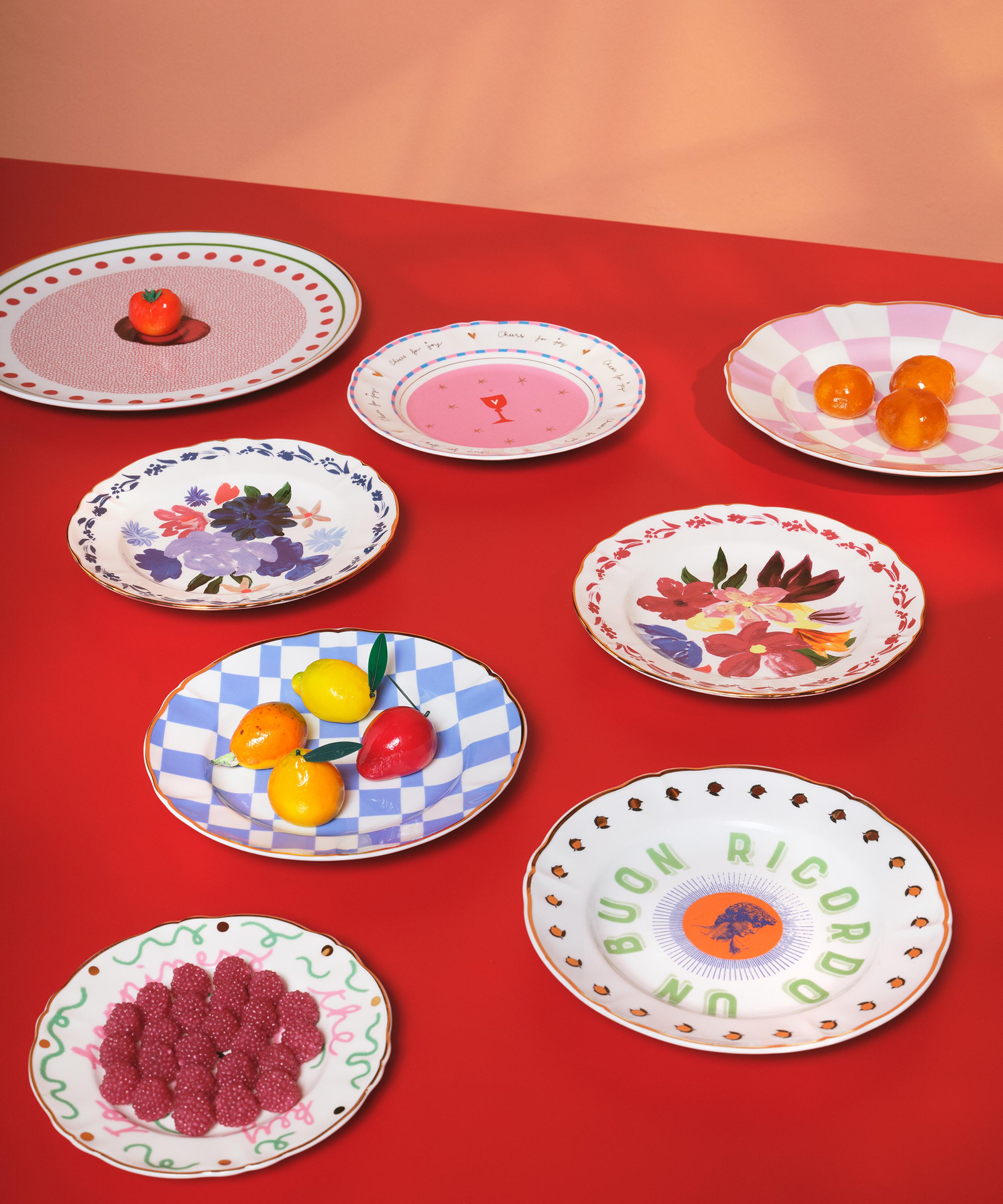 Bitossi - Porpora Bouquet Fruit Plate image number 2