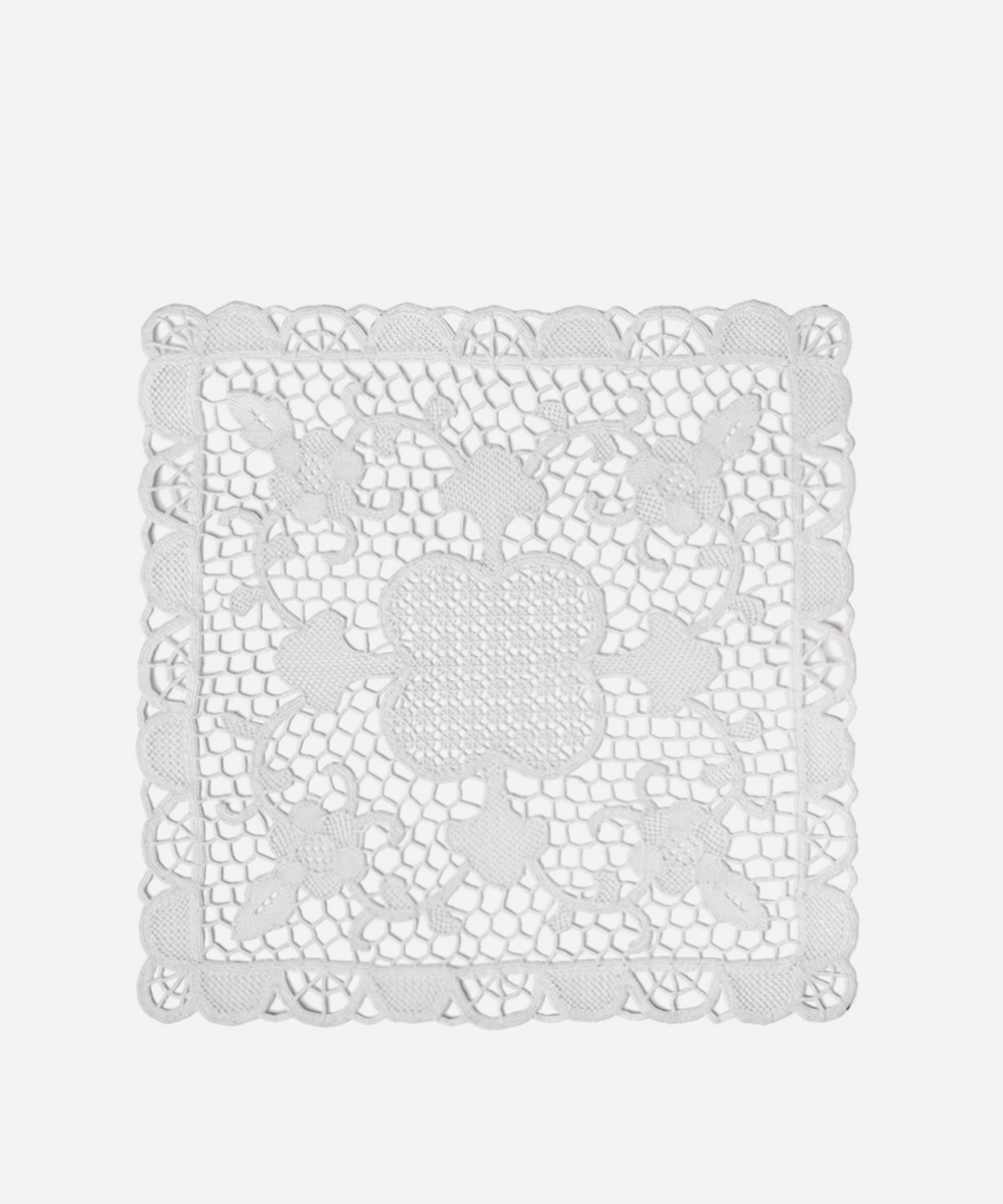 Bitossi - White Lace Square Doily