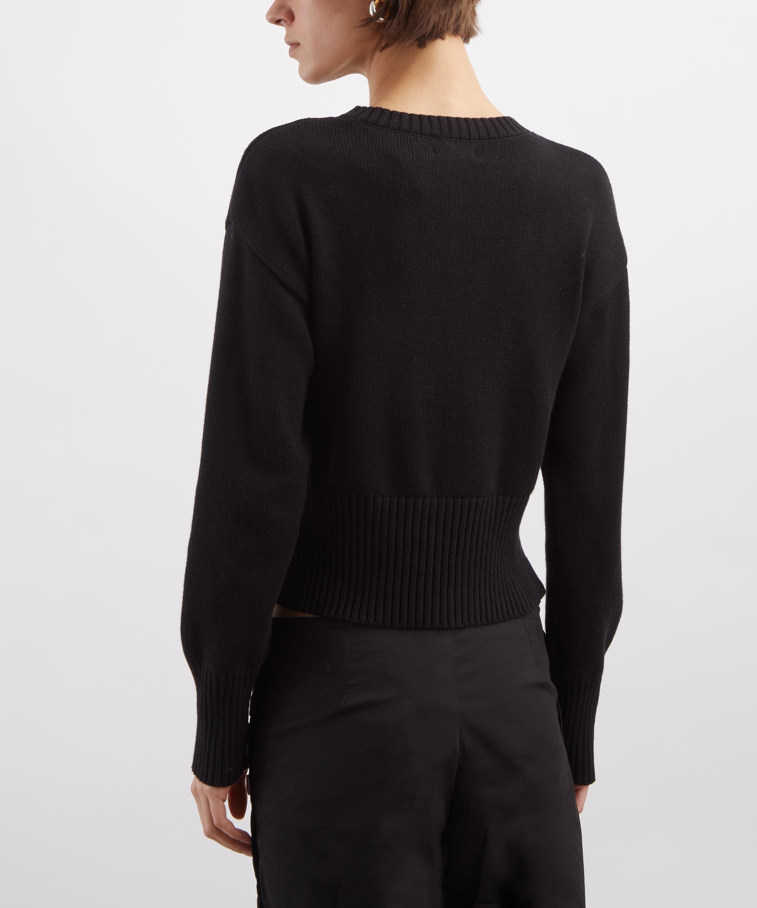 Caspar the Label - Black Poet Cotton-Cashmere Cardigan image number 3