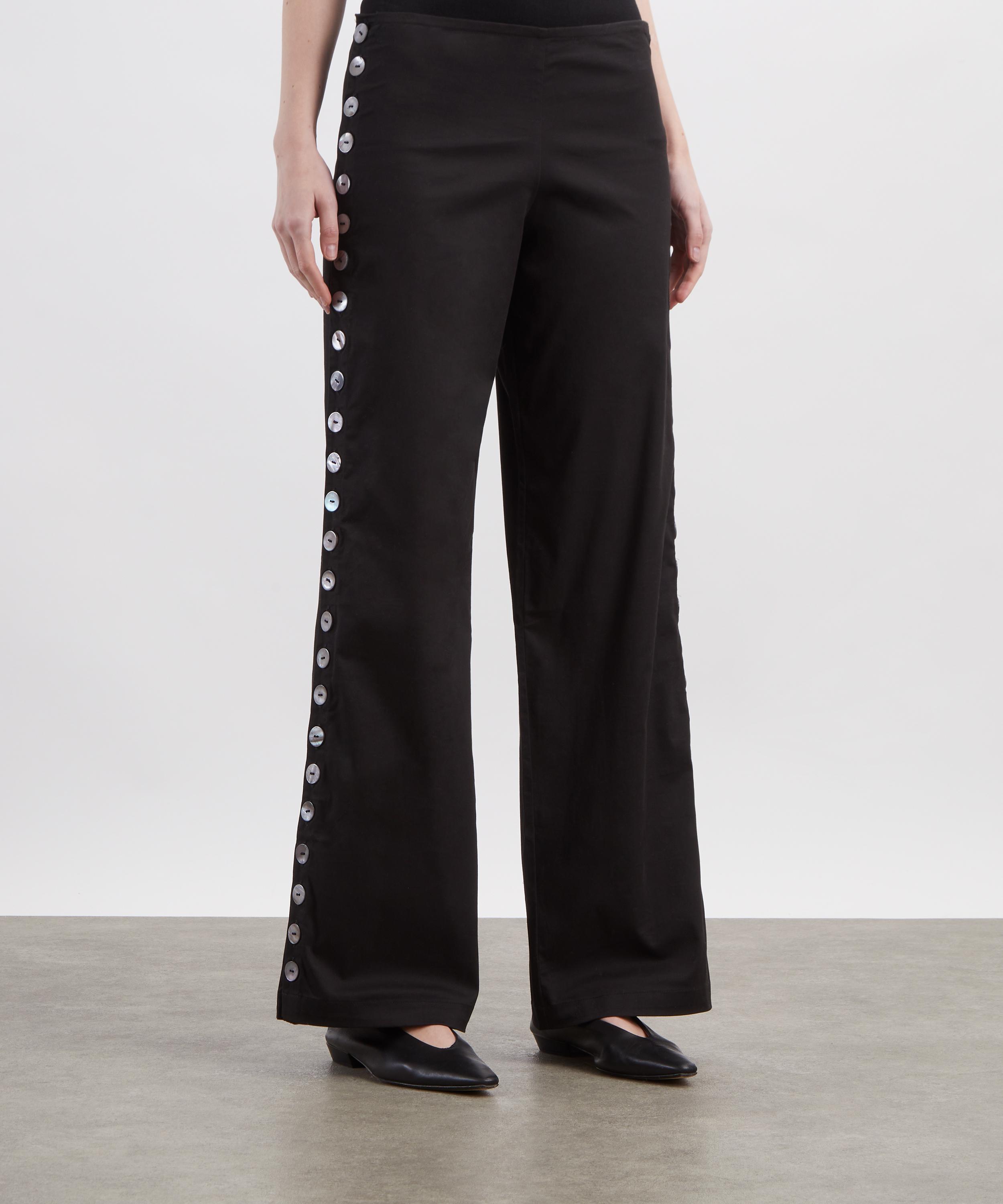 Caspar the Label - Black Pearly Trousers image number 2
