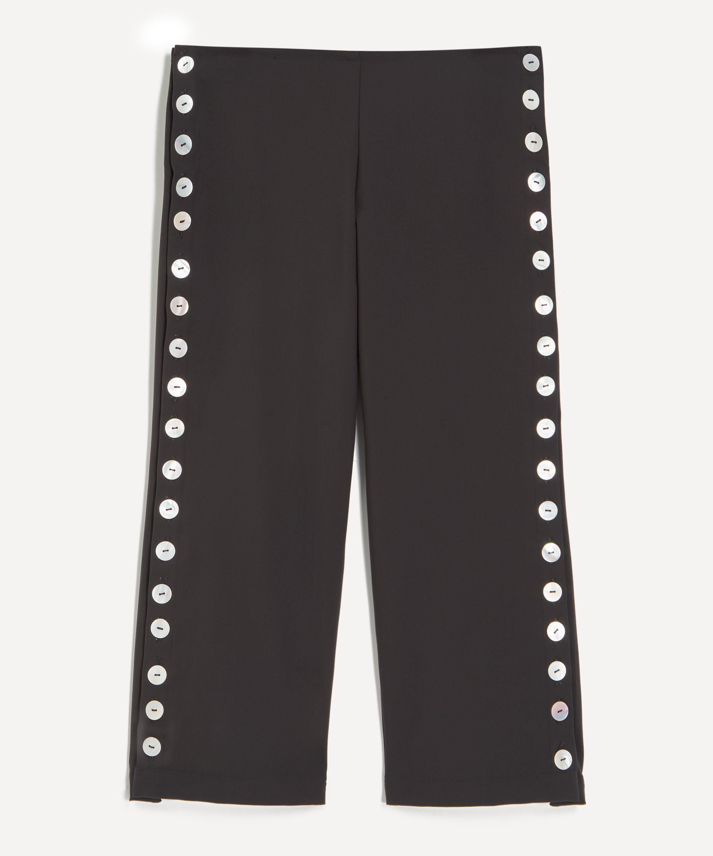 Caspar the Label - Grey Pearly Capri Trousers