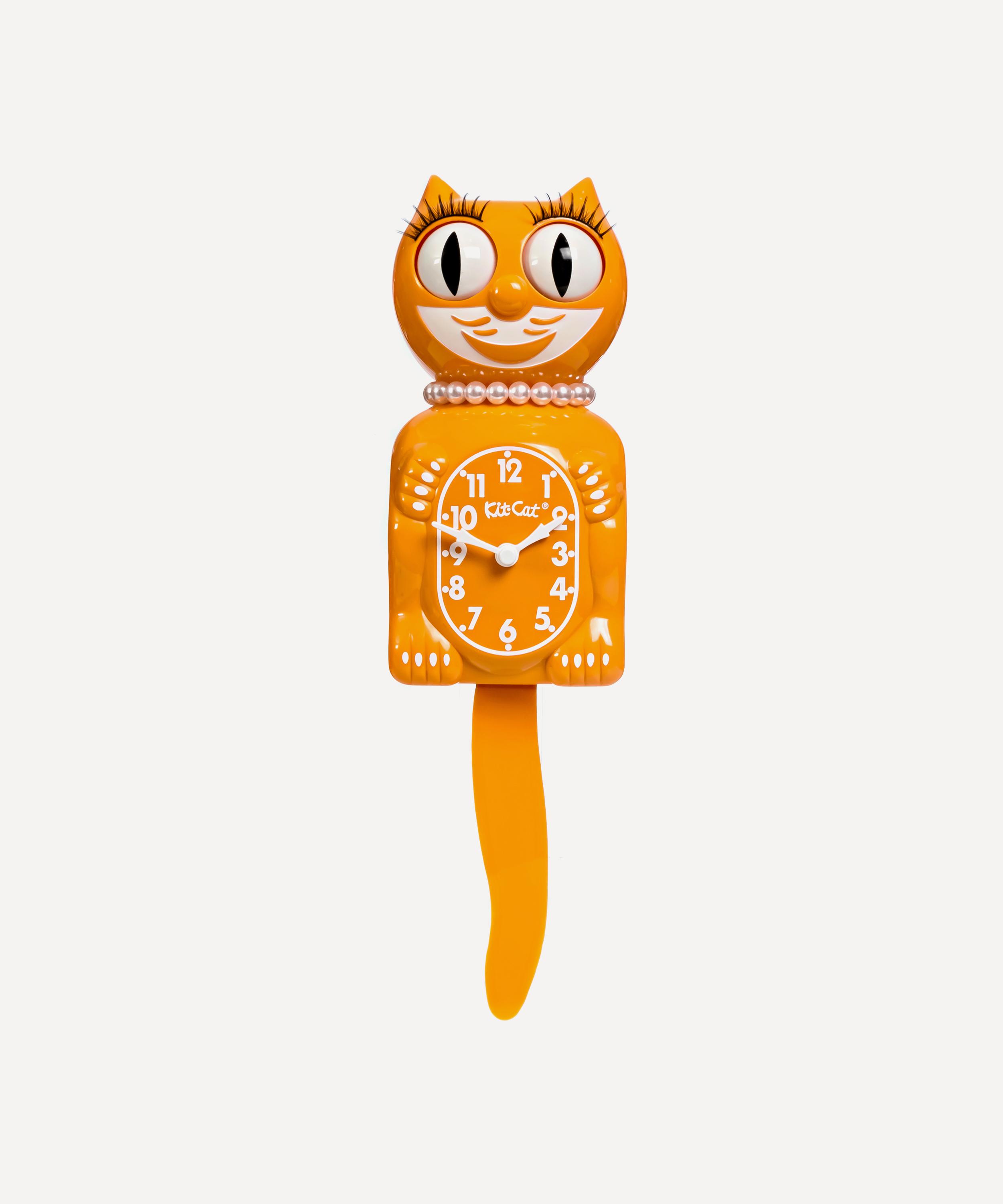 Kit-Cat&reg; Klock - Festival Orange Lady Kit-Cat&reg; Klock