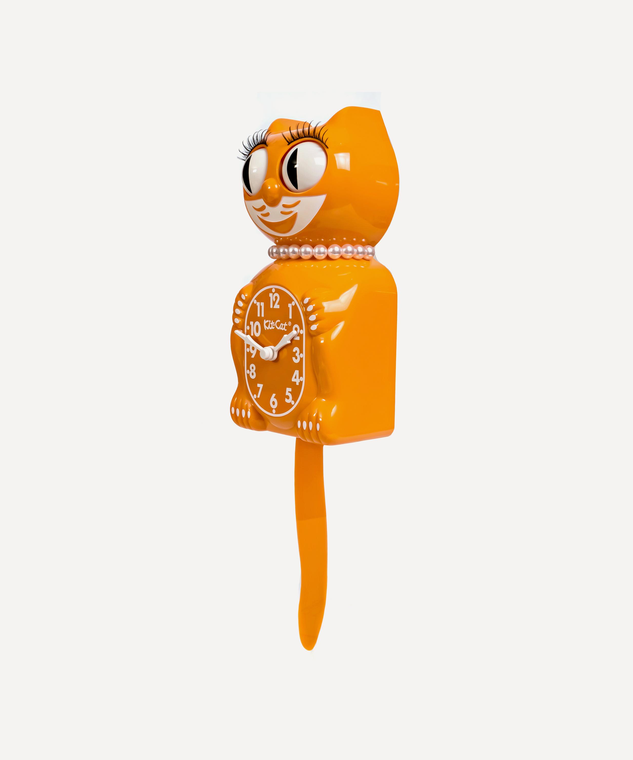 Kit-Cat&reg; Klock - Festival Orange Lady Kit-Cat&reg; Klock image number 1