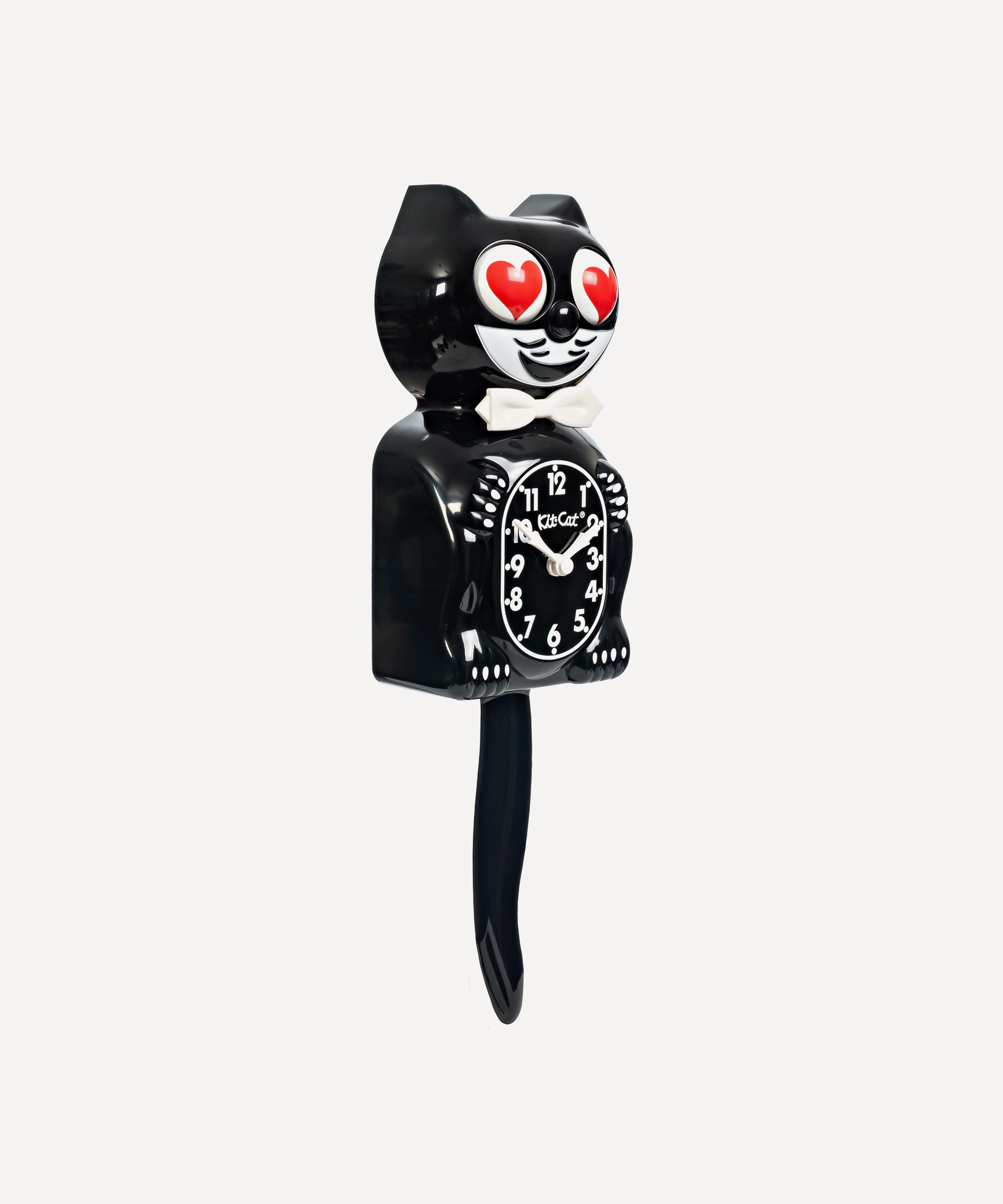 Kit-Cat&reg; Klock - Classic Black Lady with Heart Eyes Kit-Cat&reg; Klock image number 2