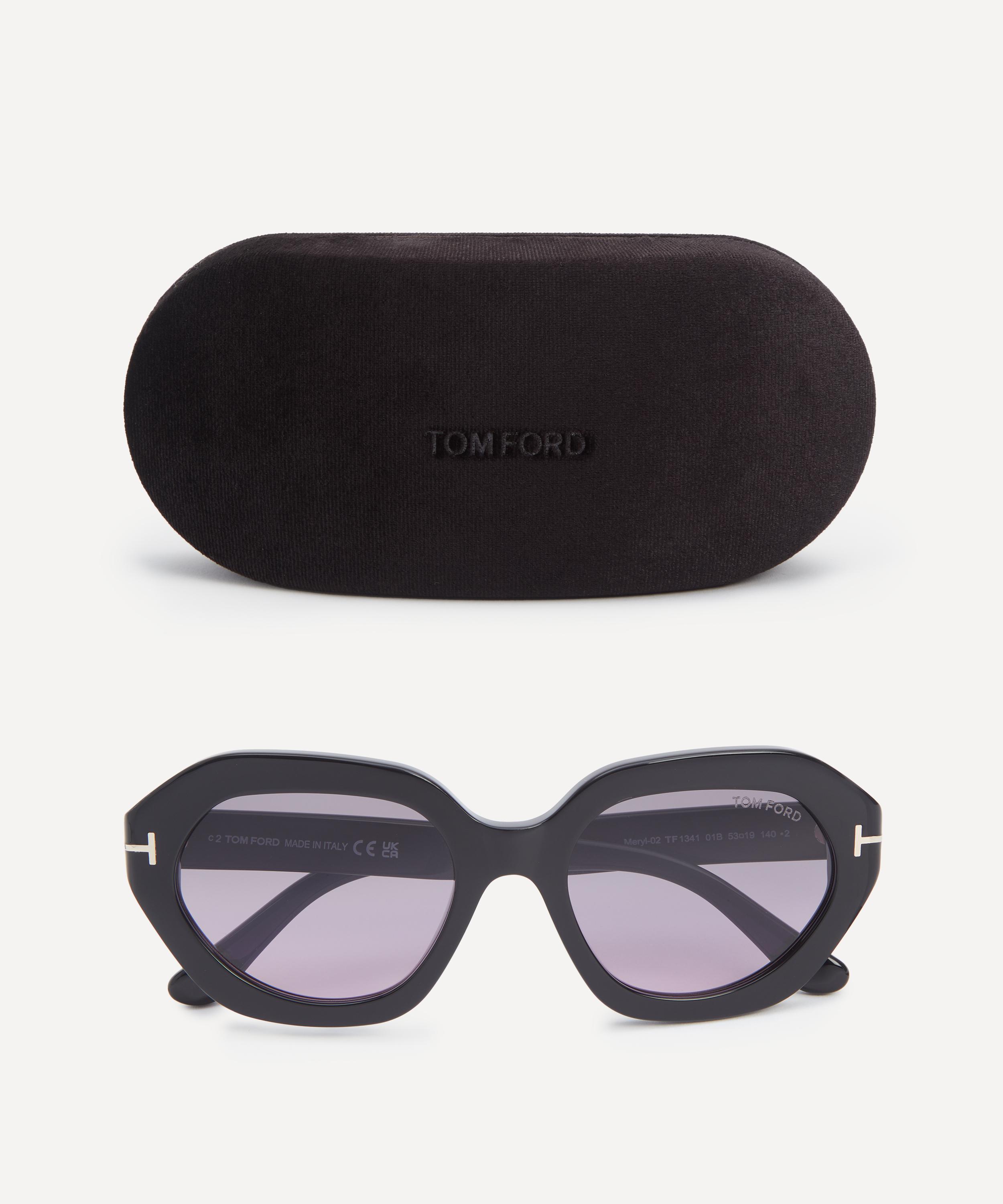 Tom Ford - Meryl Acetate Geometric Sunglasses image number 3