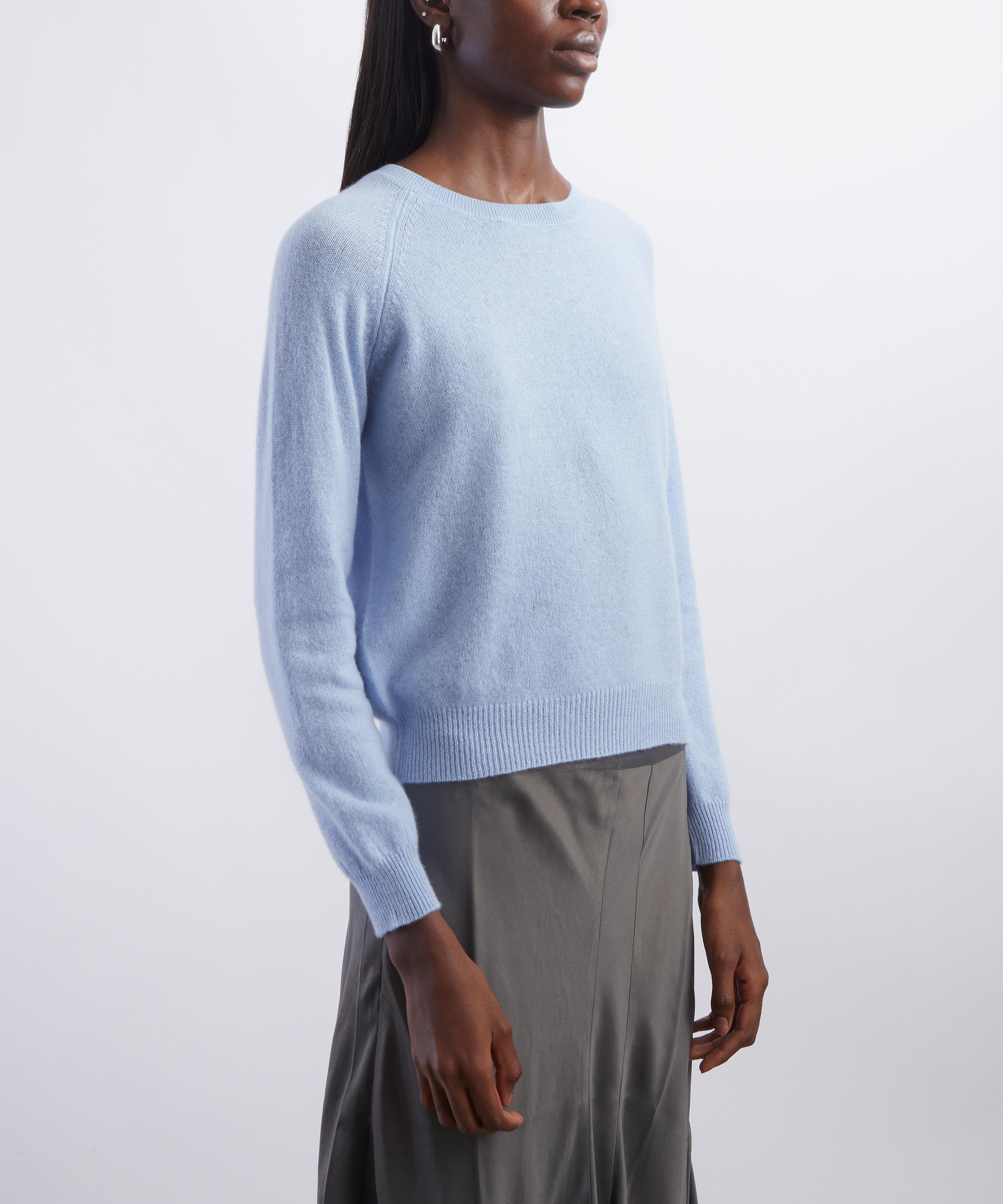 Jumper 1234 - Cashmere Crop Crew Neck Jumper image number 2