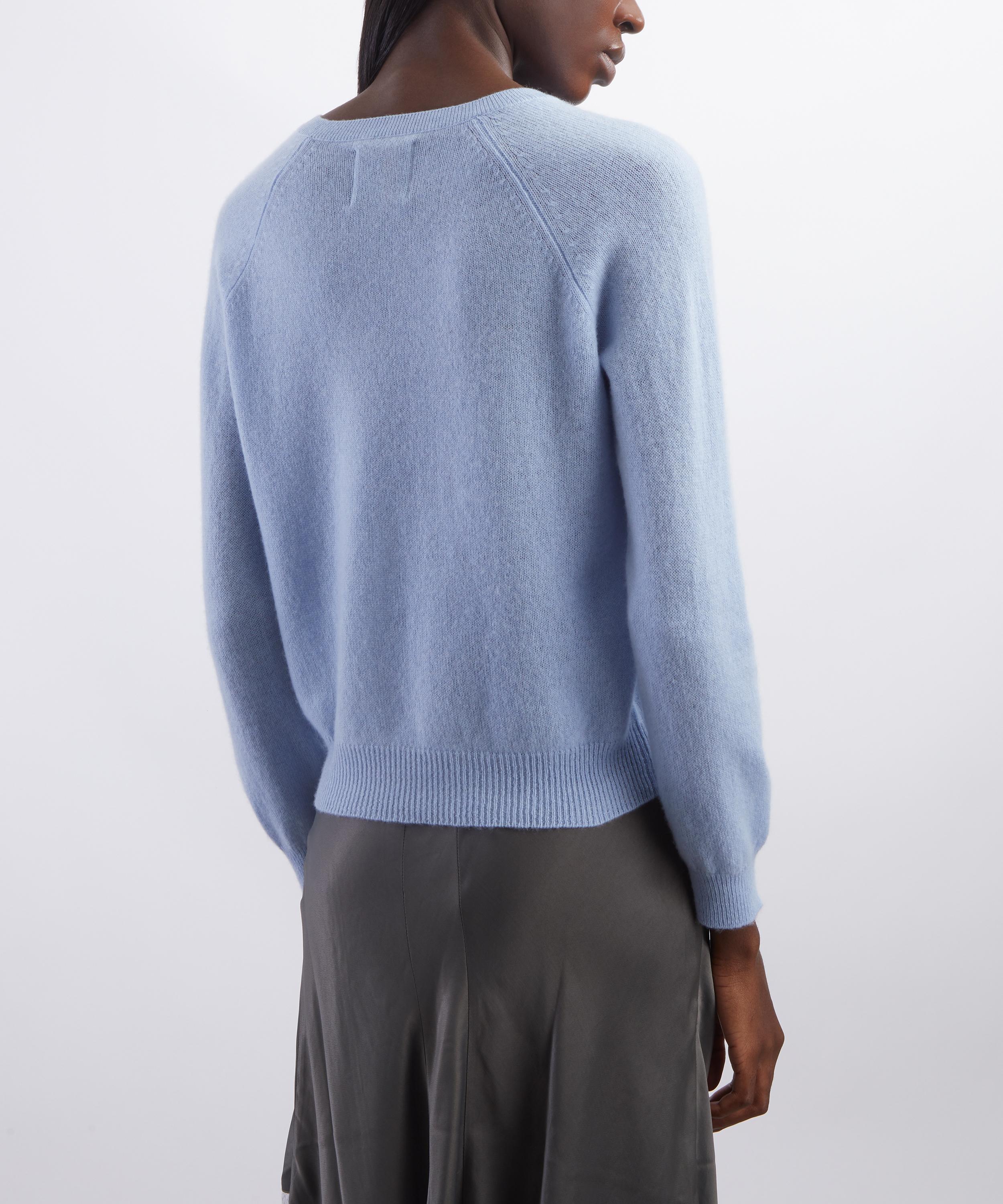 Jumper 1234 - Cashmere Crop Crew Neck Jumper image number 3