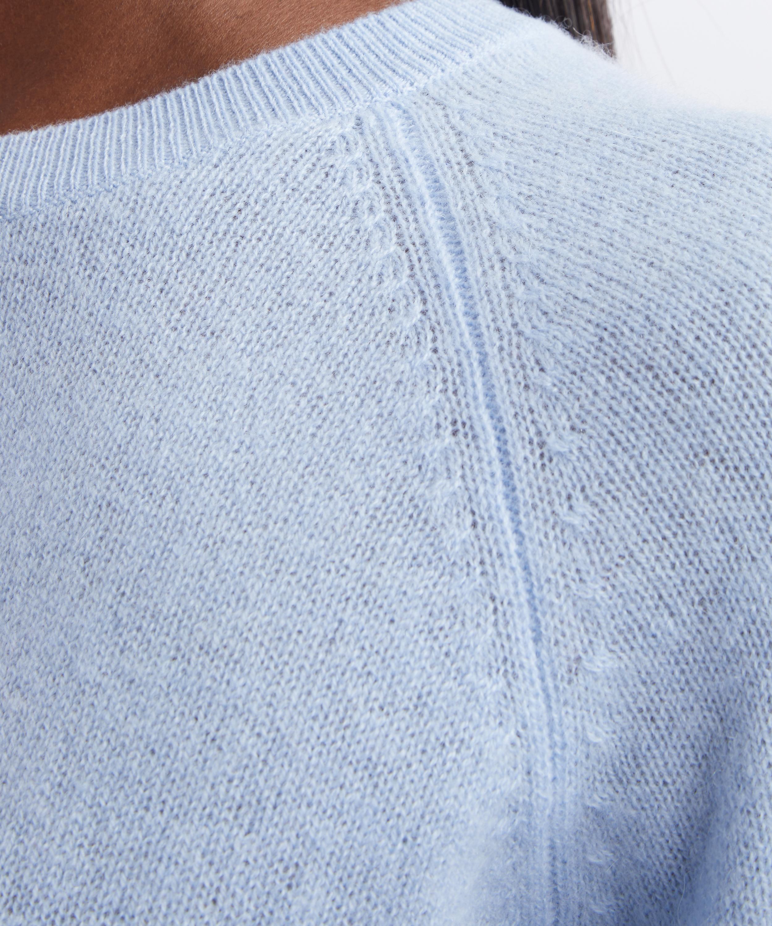 Jumper 1234 - Cashmere Crop Crew Neck Jumper image number 4