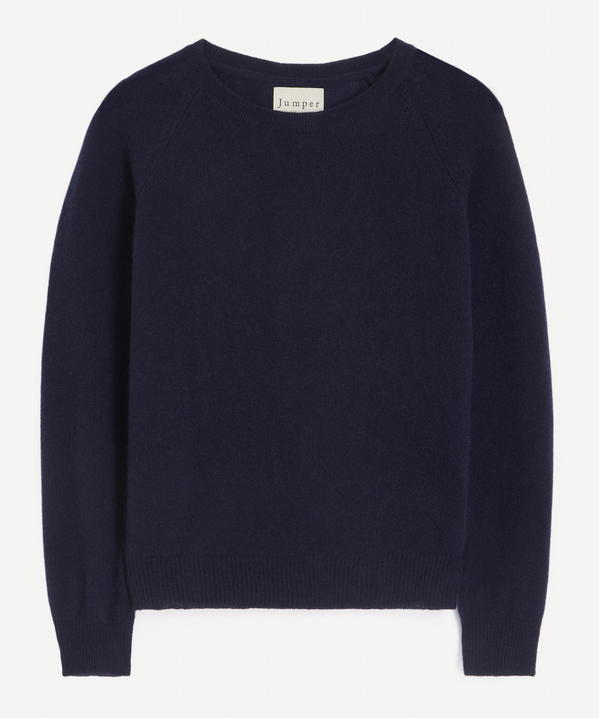 Cashmere Crop Crew Neck Jumper