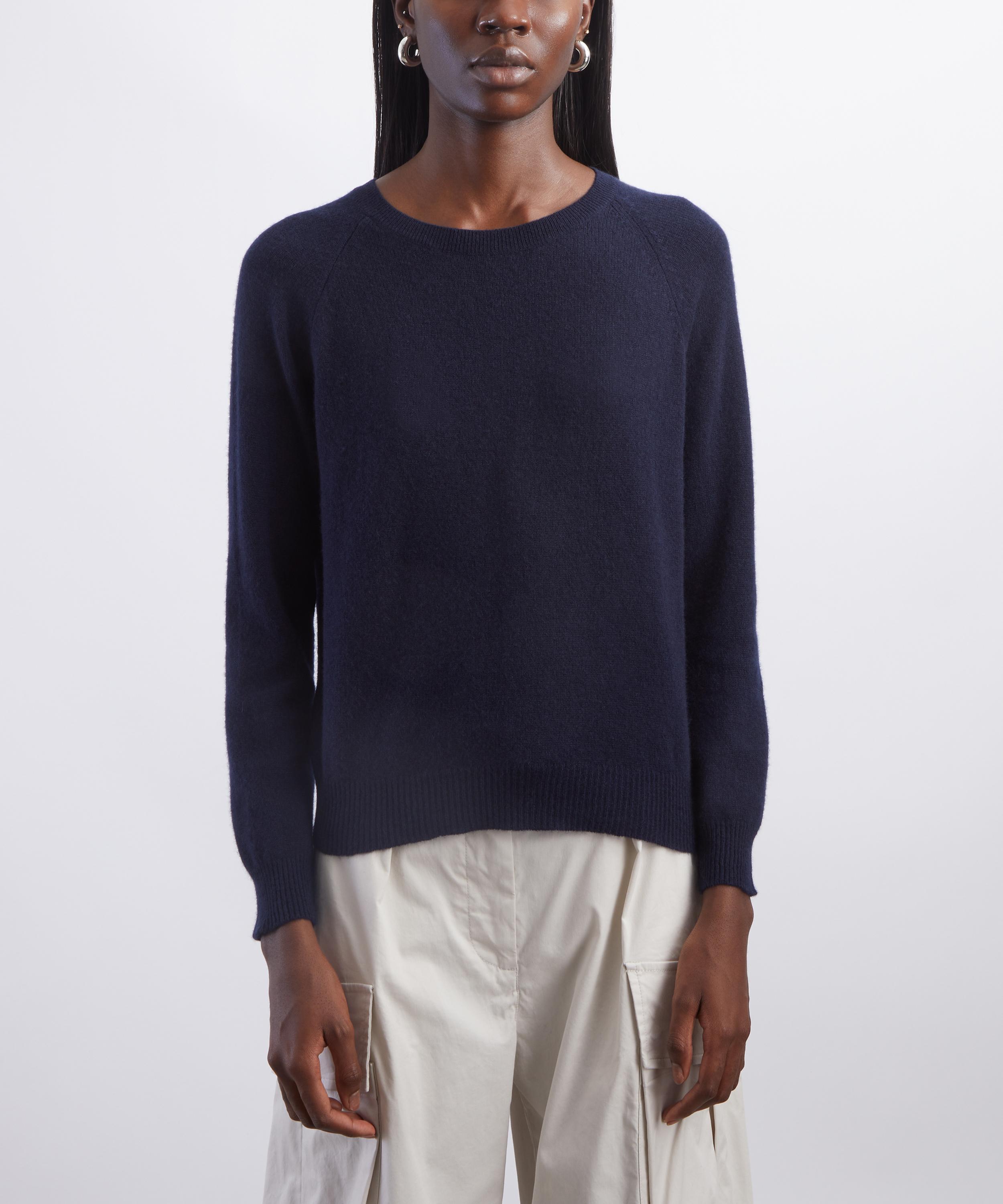 Jumper 1234 - Cashmere Crop Crew Neck Jumper image number 2