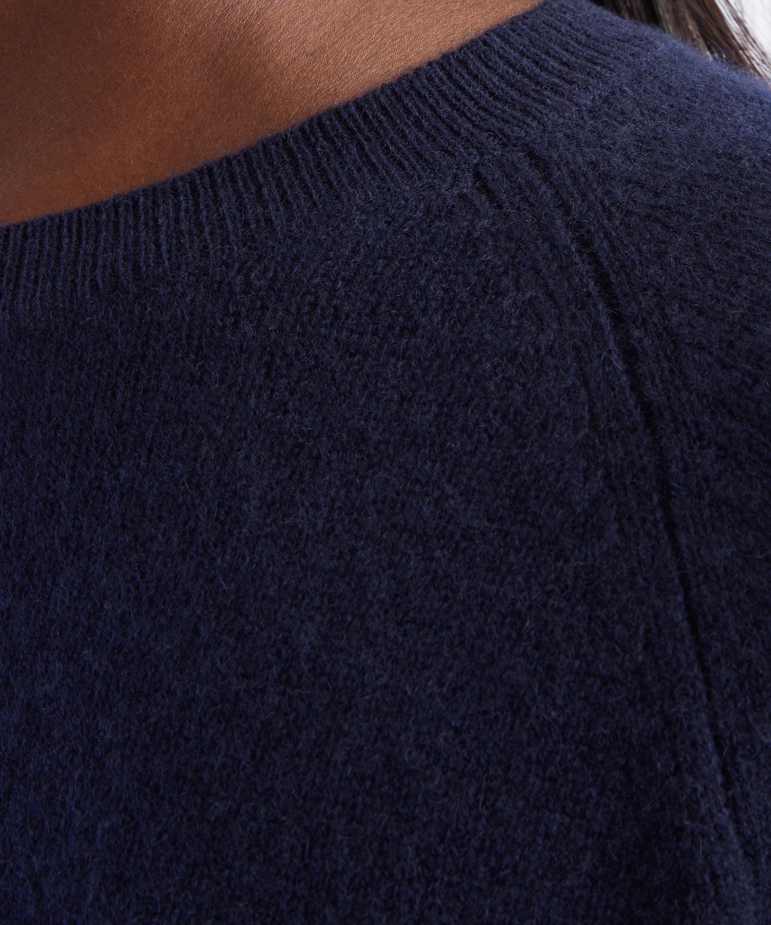 Jumper 1234 - Cashmere Crop Crew Neck Jumper image number 4