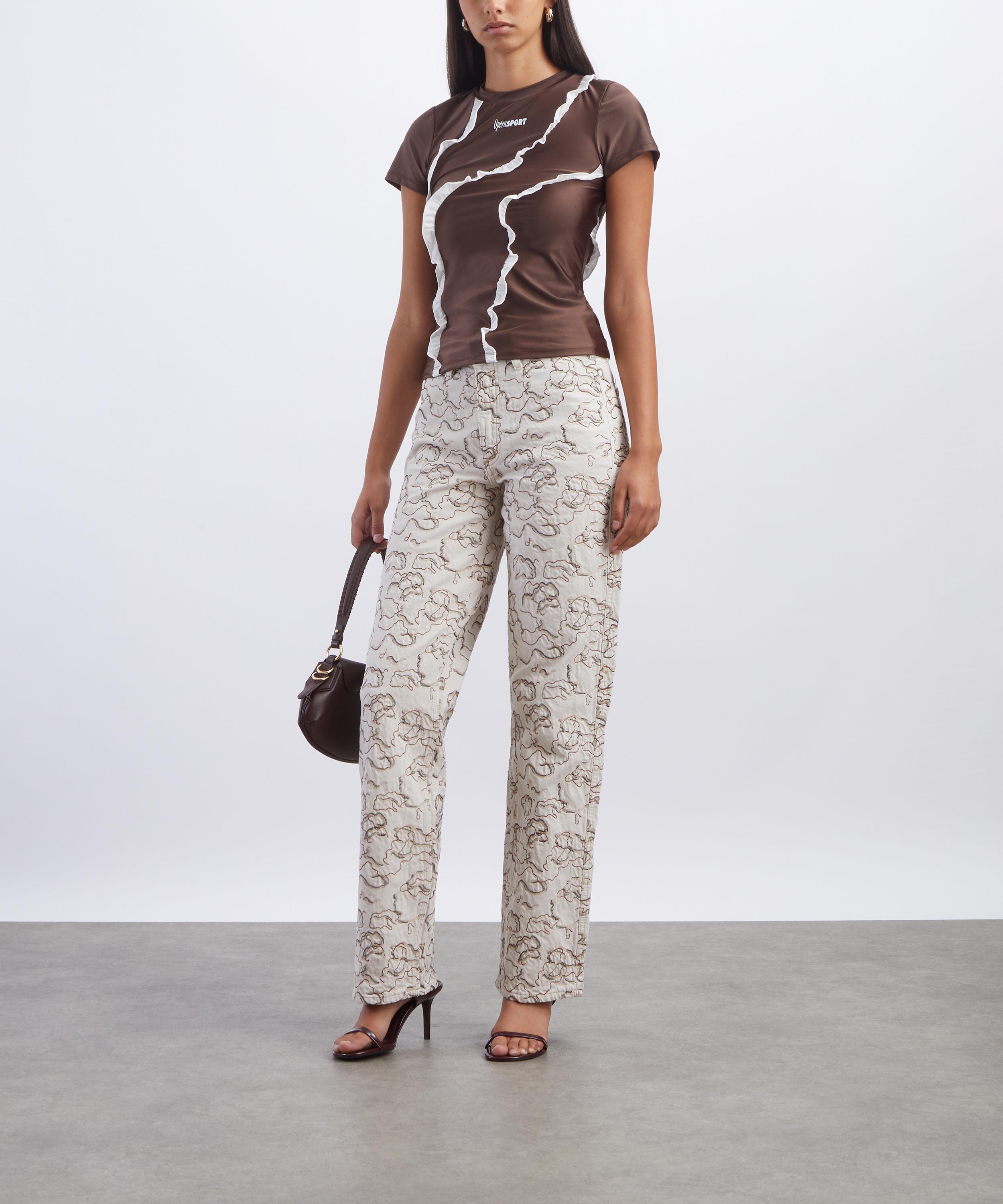 DALA - Ever Jeans in Fiori Embroidery&nbsp; image number 1