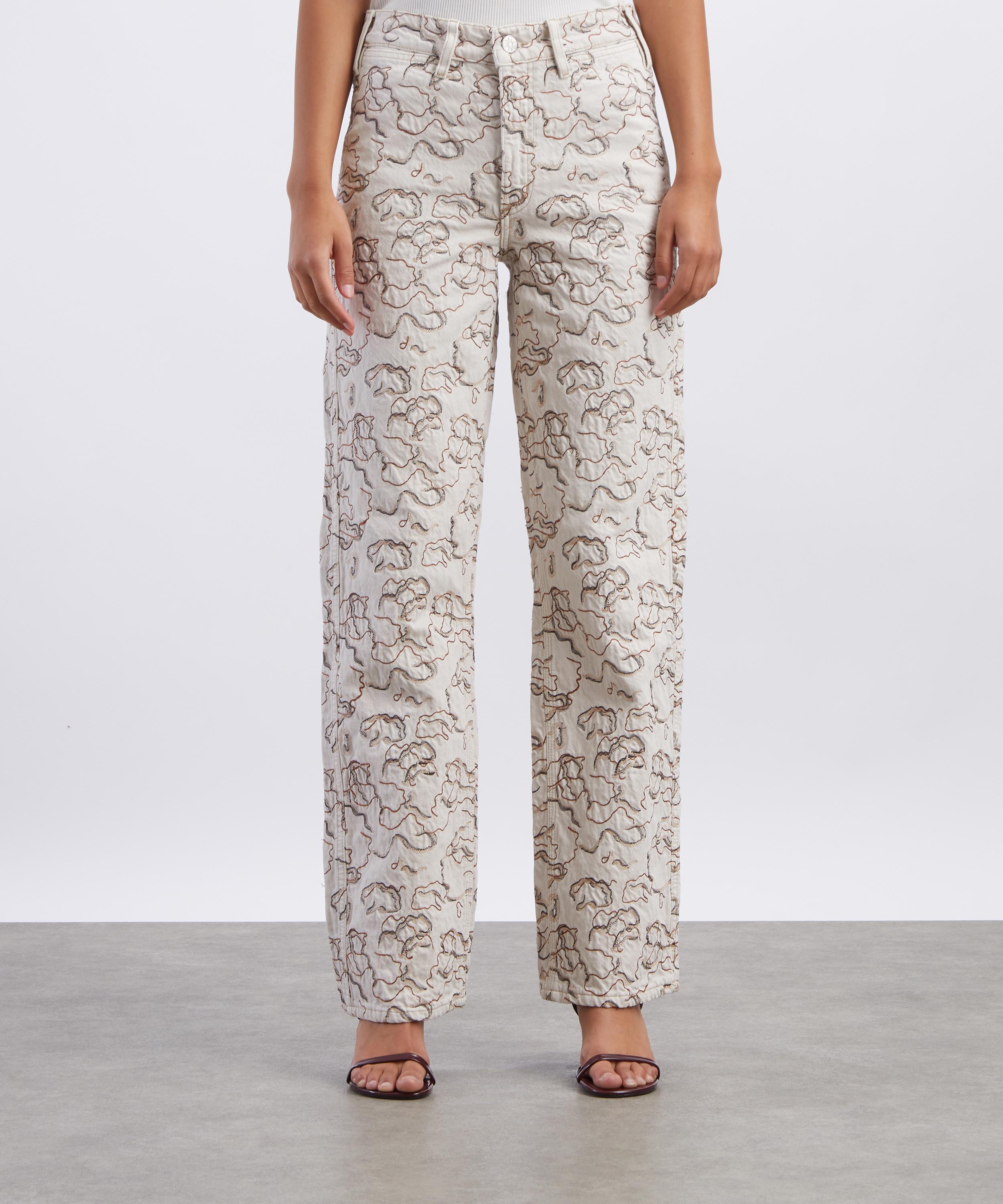 DALA - Ever Jeans in Fiori Embroidery&nbsp; image number 2
