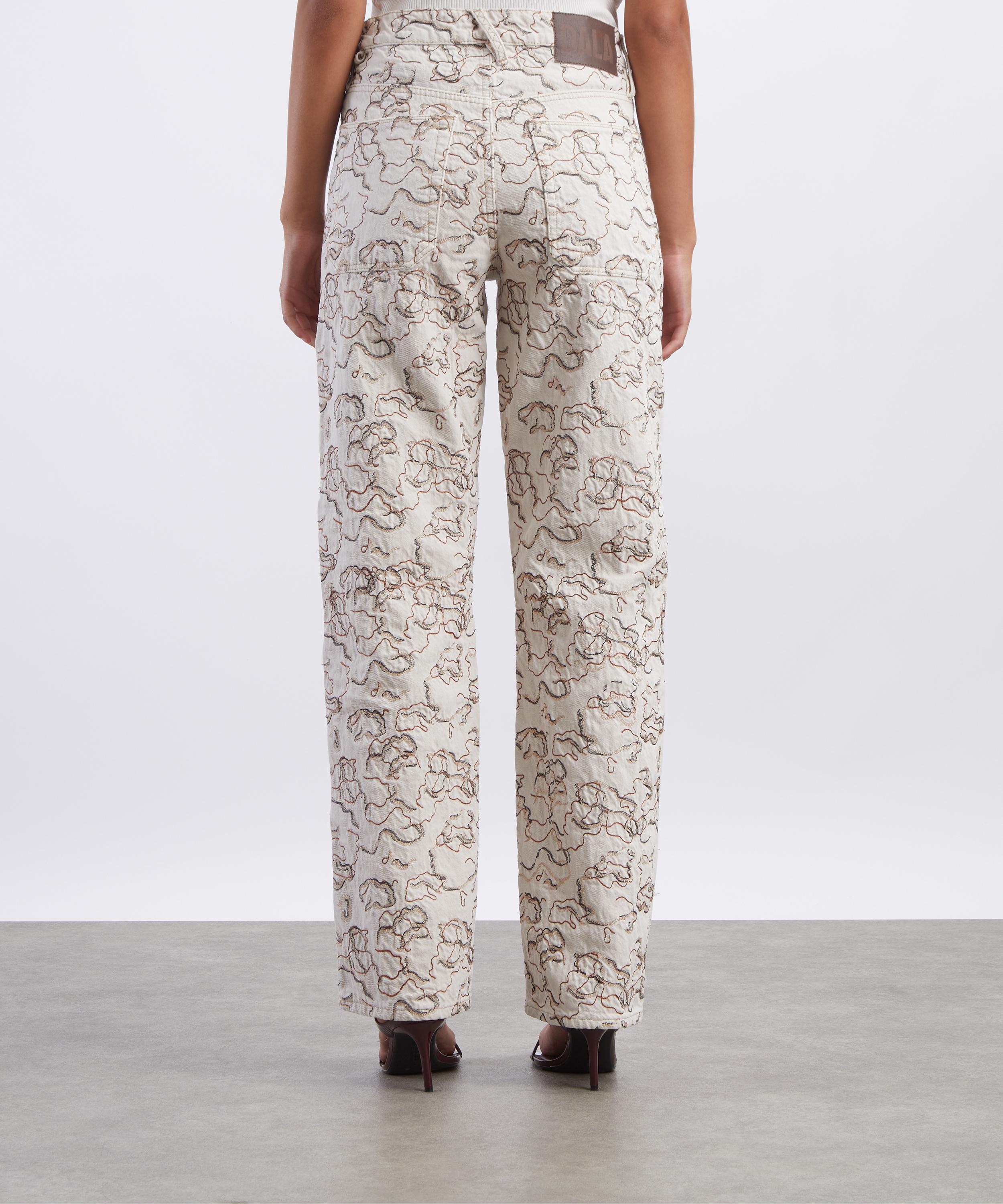 DALA - Ever Jeans in Fiori Embroidery&nbsp; image number 3