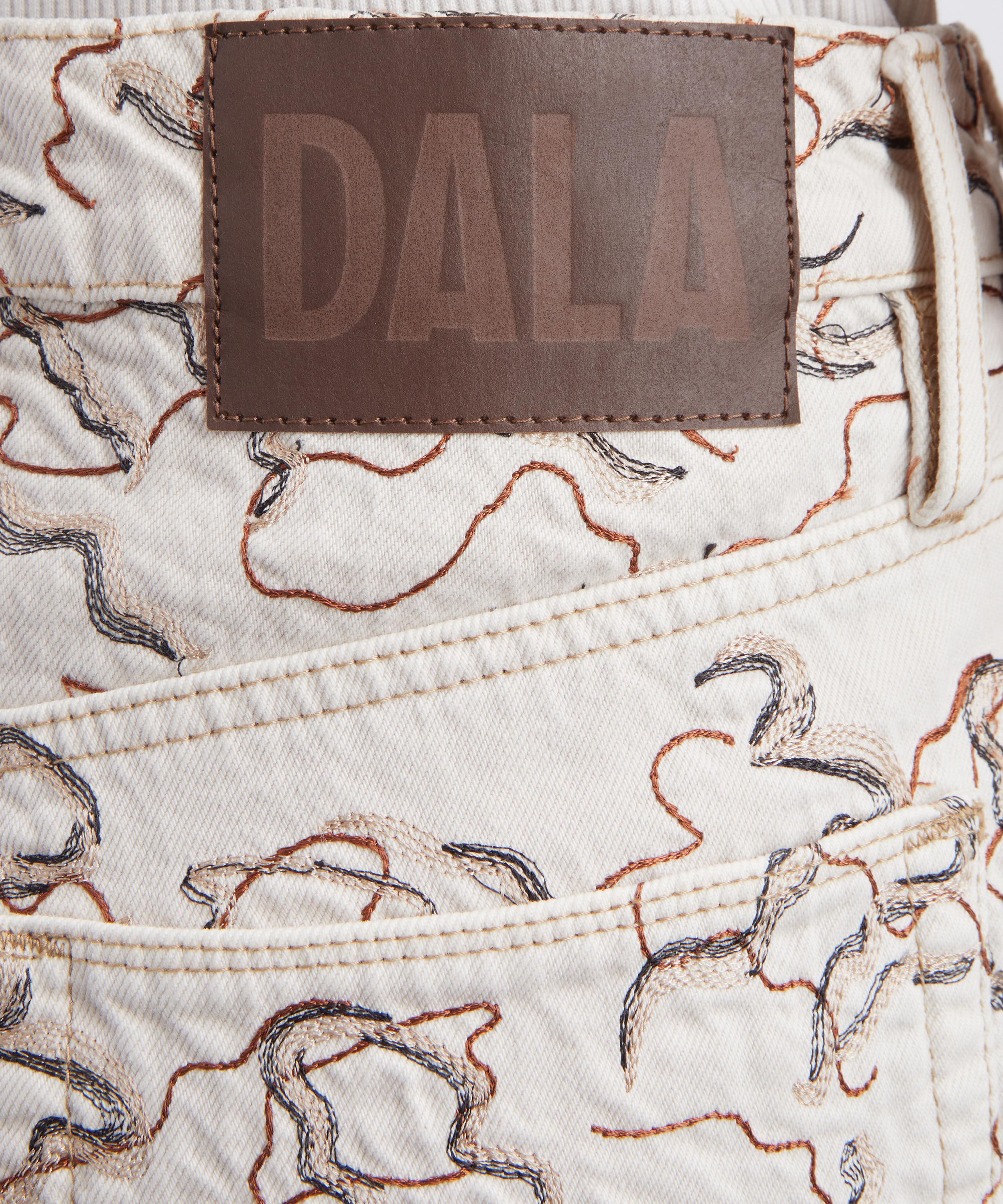 DALA - Ever Jeans in Fiori Embroidery&nbsp; image number 4