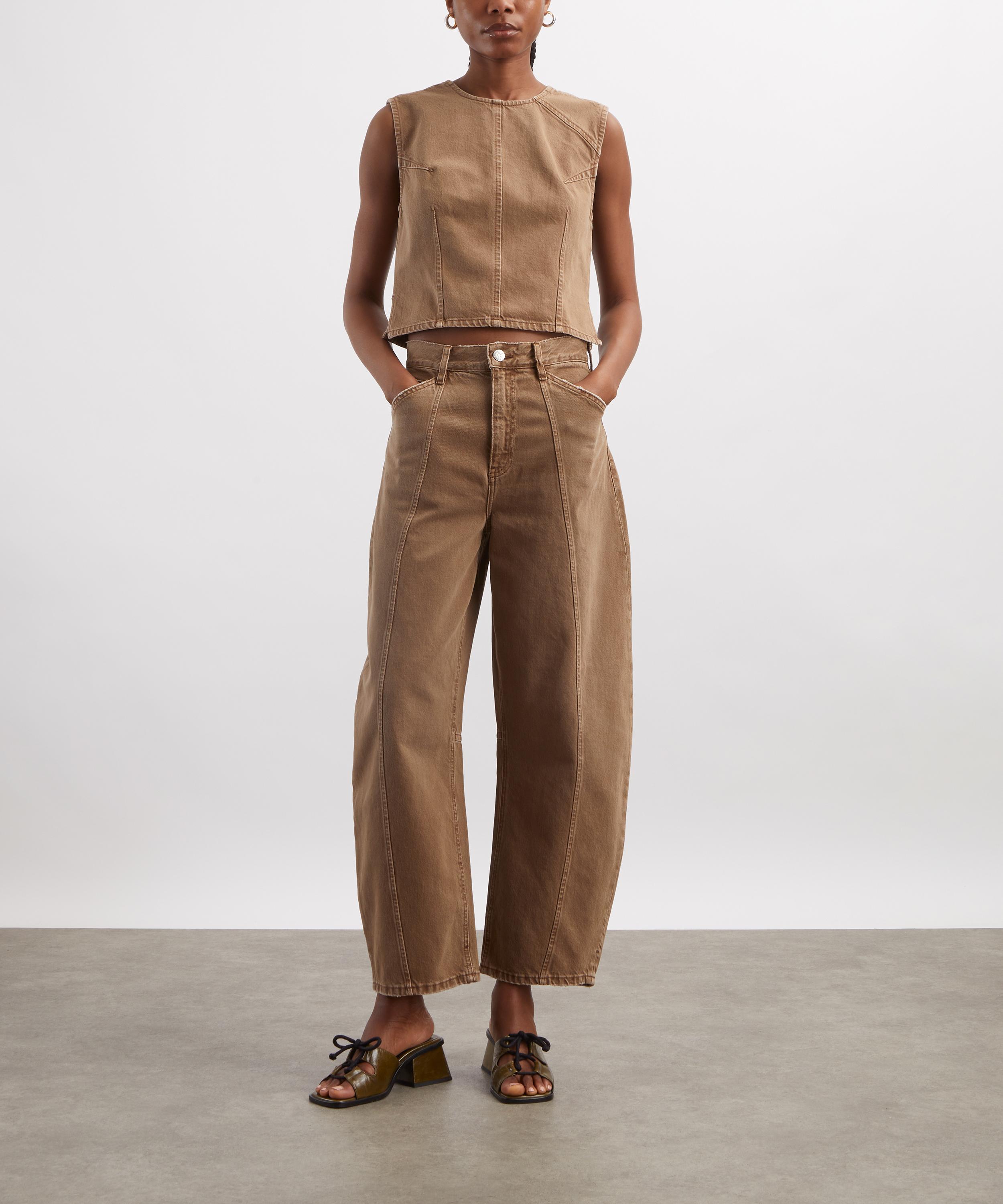 DALA - Lido Oak Brown Ankle Jeans image number 1
