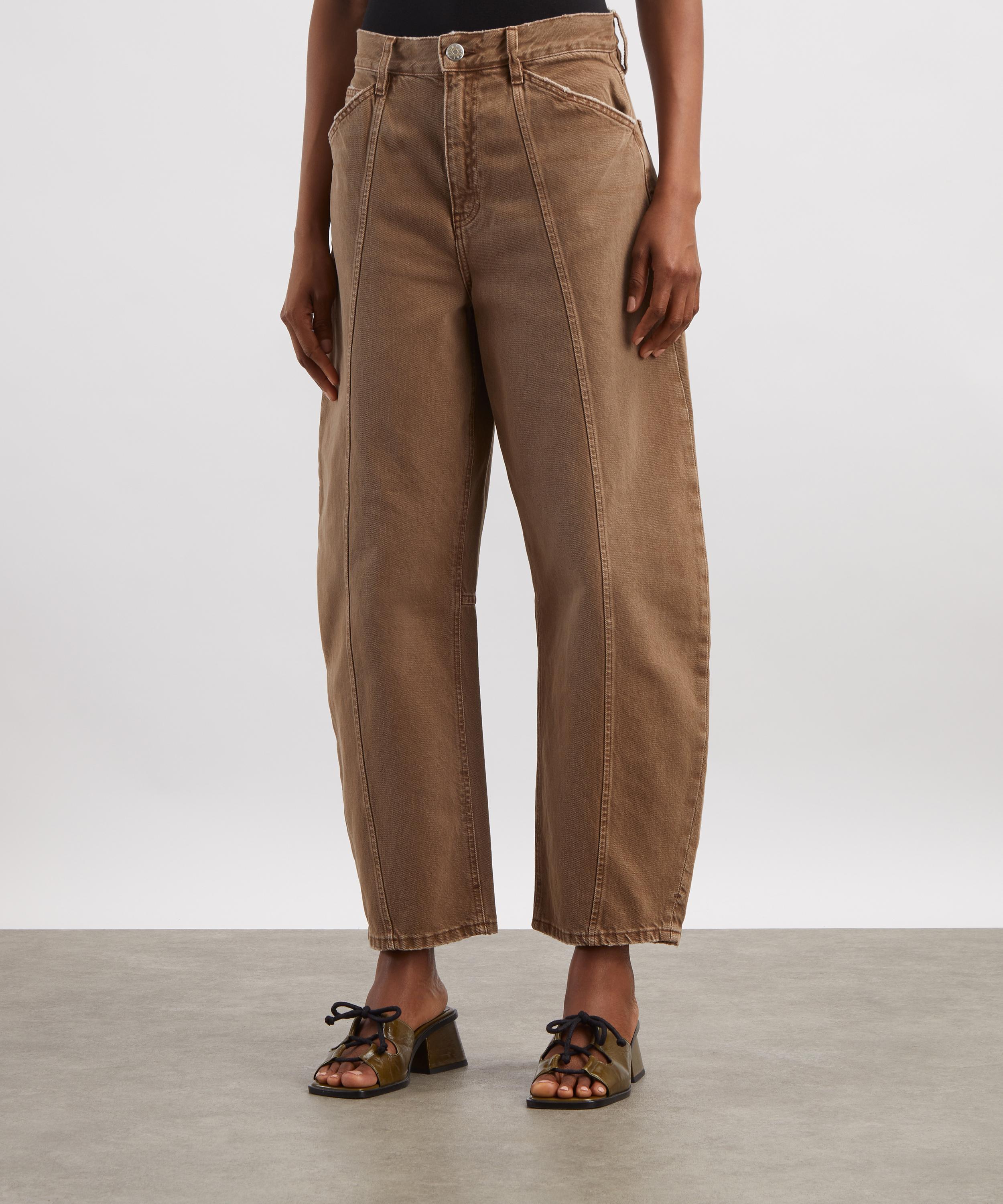 DALA - Lido Oak Brown Ankle Jeans image number 2