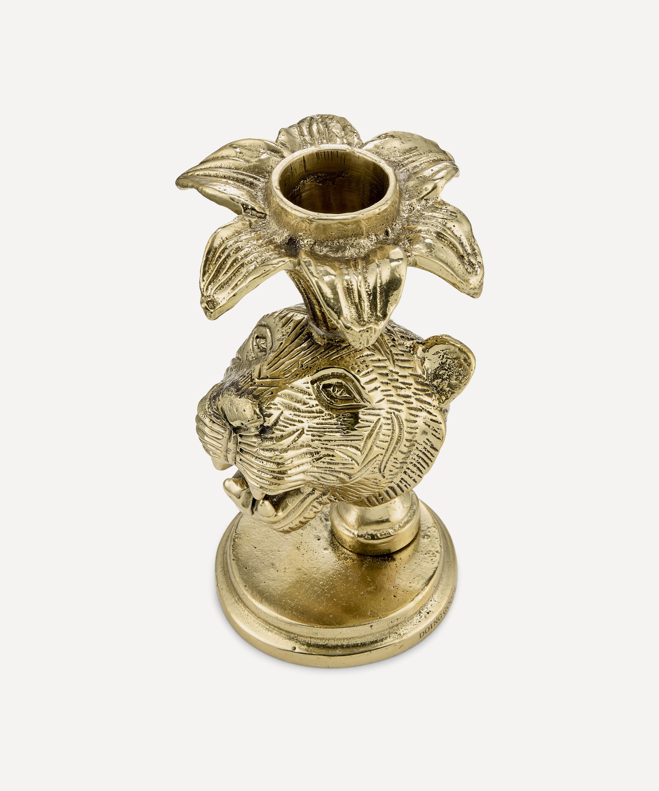 Doing Goods - Zia Tiger Candleholder image number 1