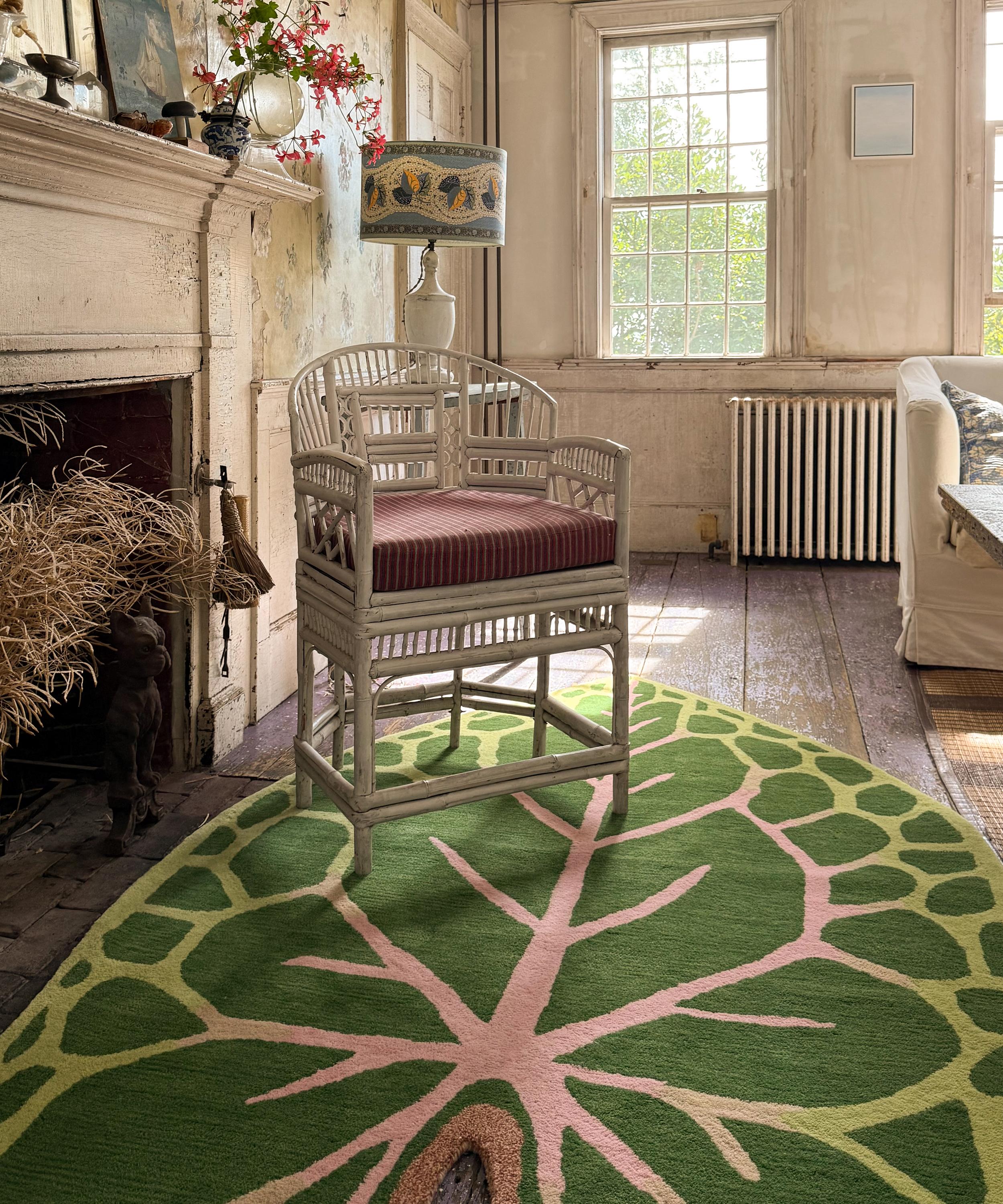 Doing Goods - x John Derian African Mask Leaf Rug image number 1