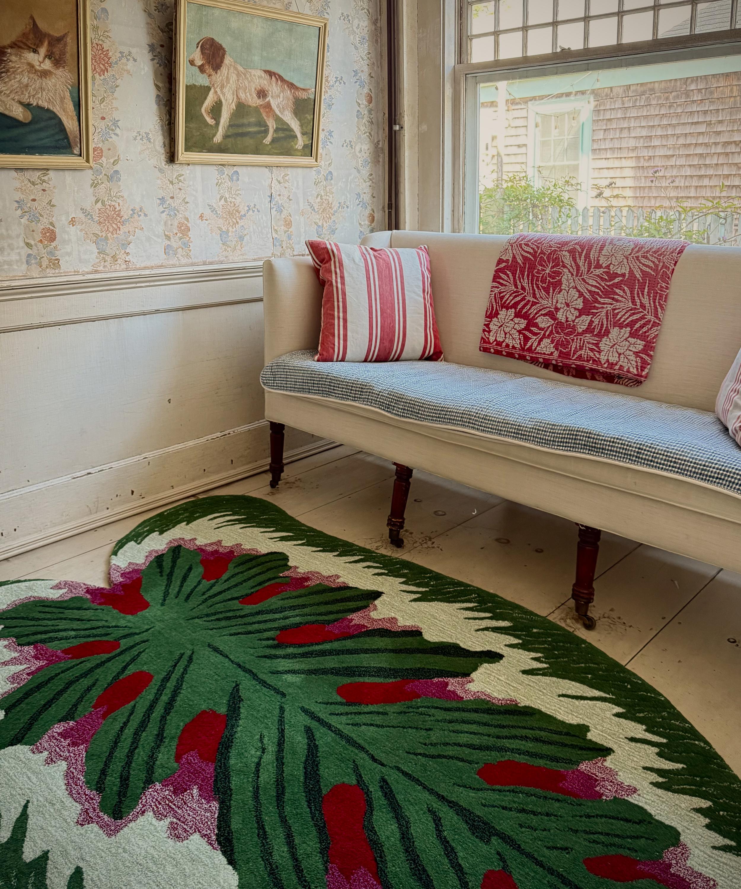 Doing Goods - x John Derian Elephant Ear Leaf Rug image number 1