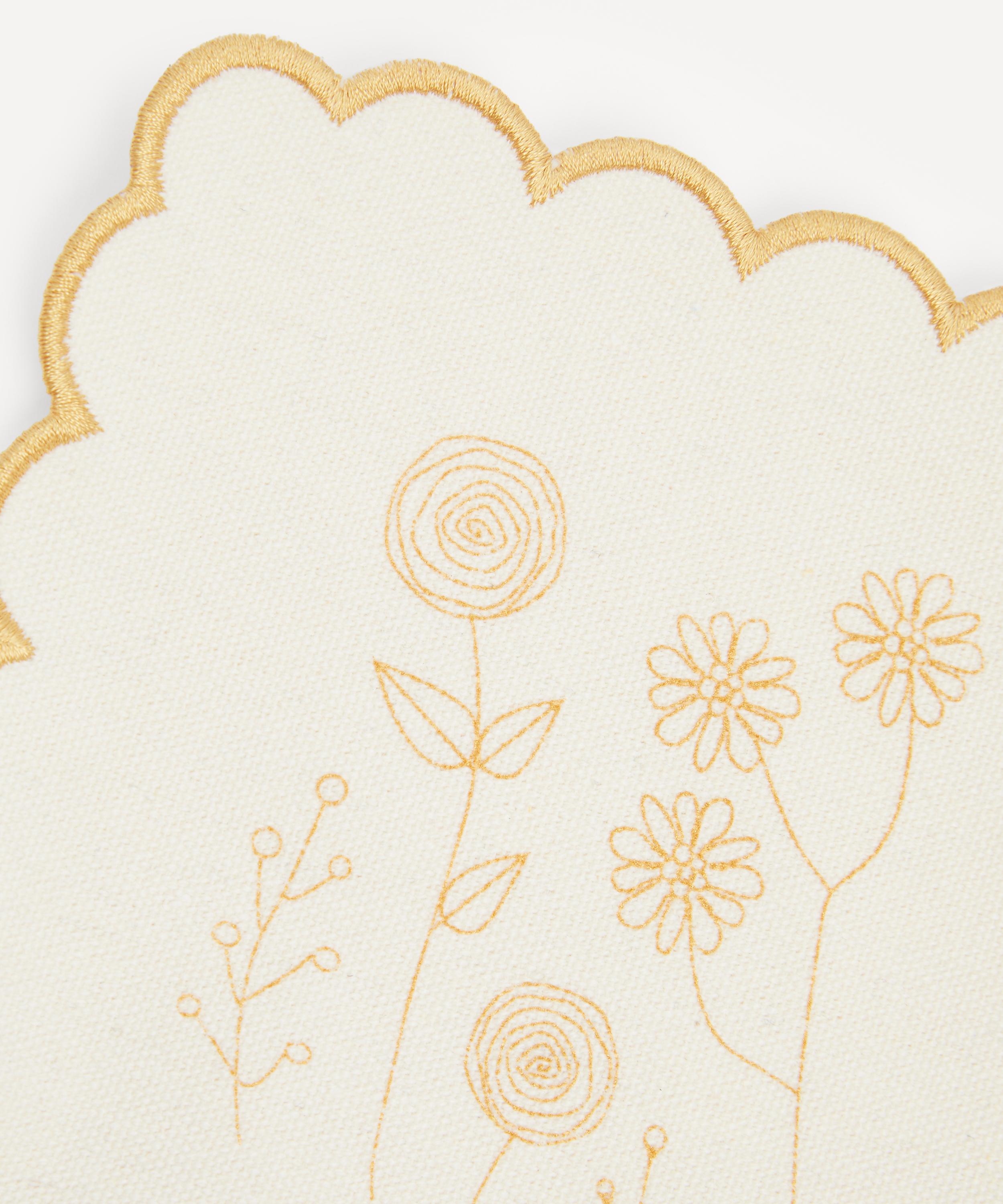Chasing Threads - Stitch Your Flowers Cocktail Napkins Embroidery Kit image number 3