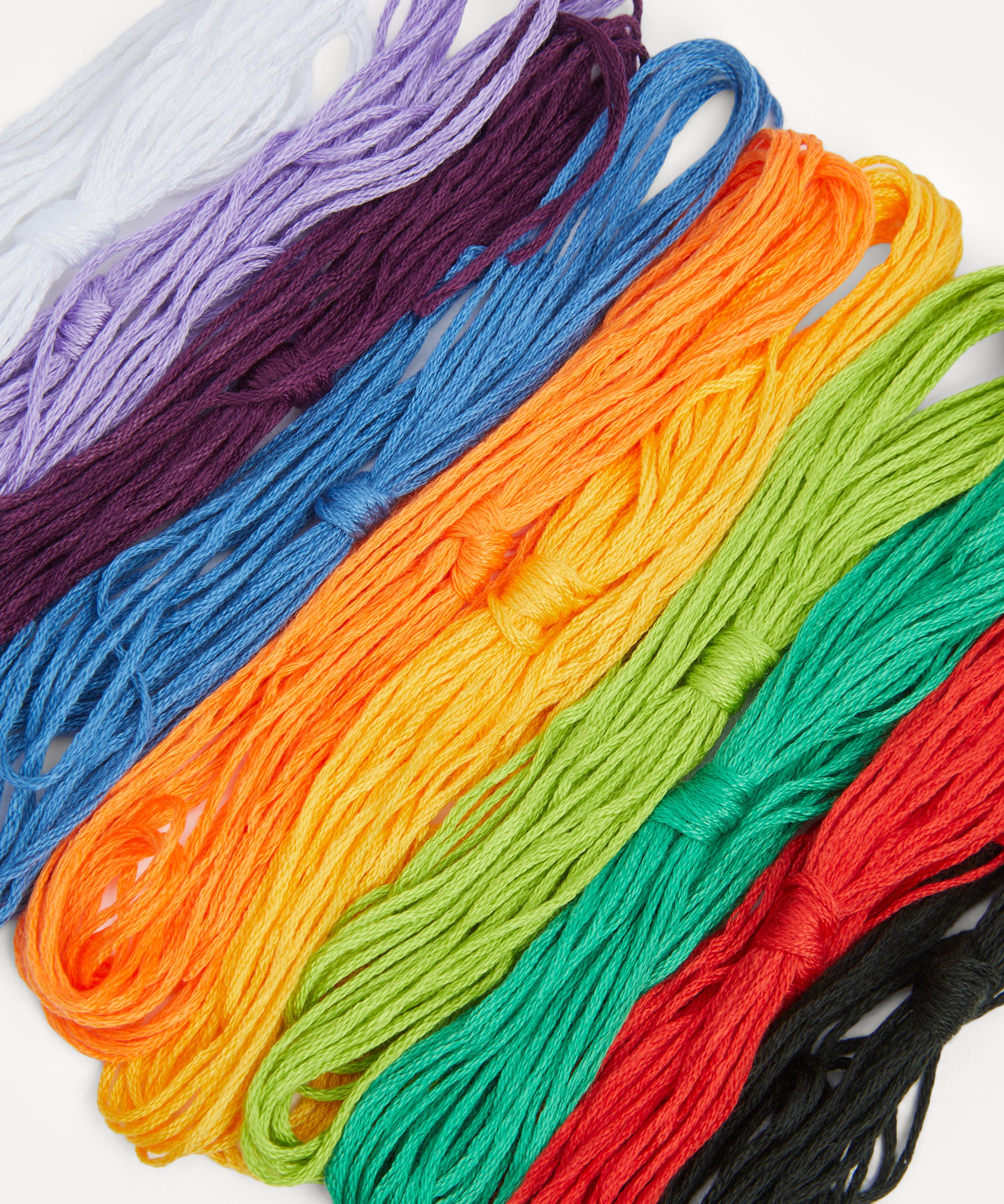 Chasing Threads - Stitch Your Flowers Cocktail Napkins Embroidery Kit image number 4
