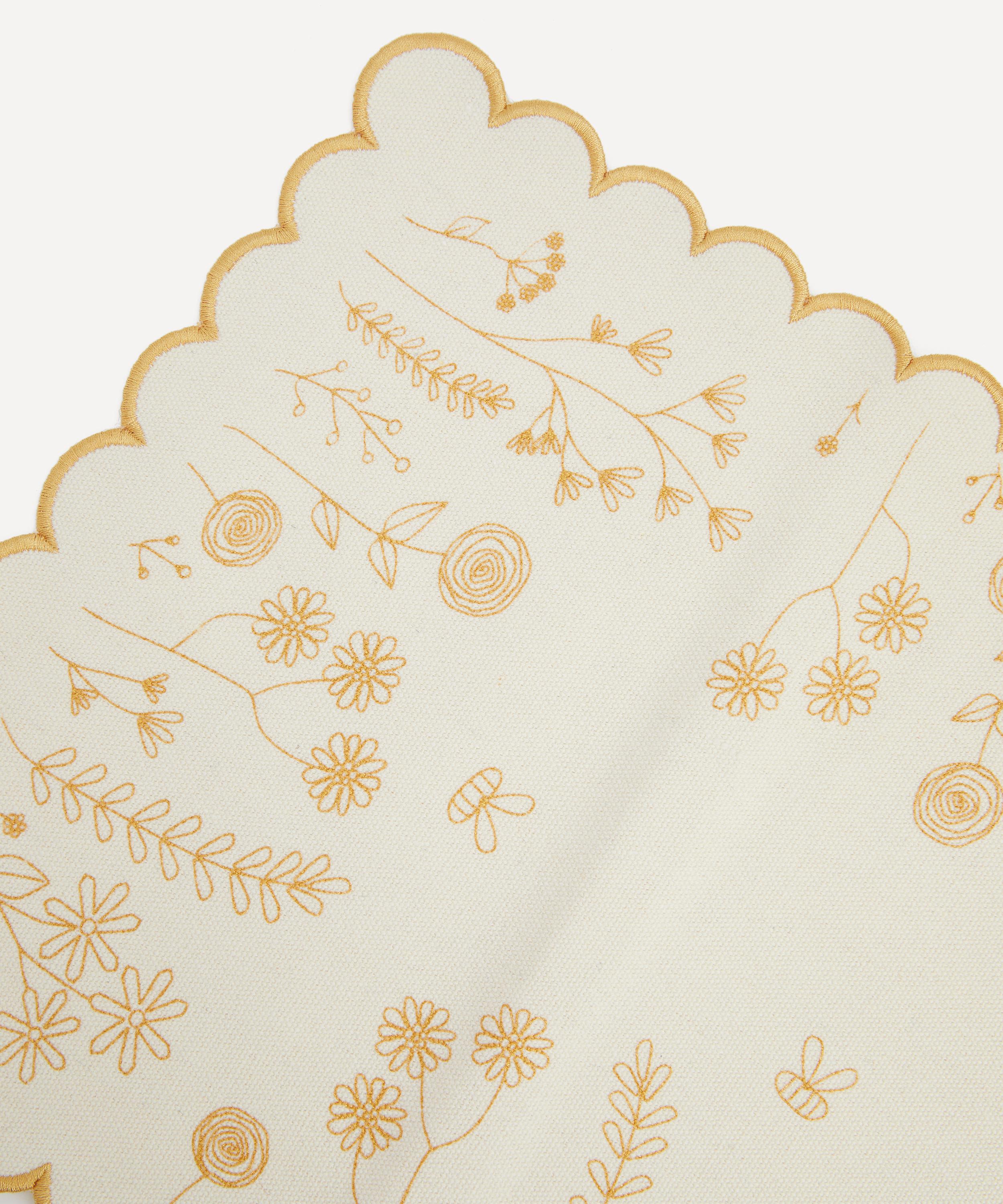 Chasing Threads - Stitch Your Flowers Table Runner Embroidery Kit image number 3