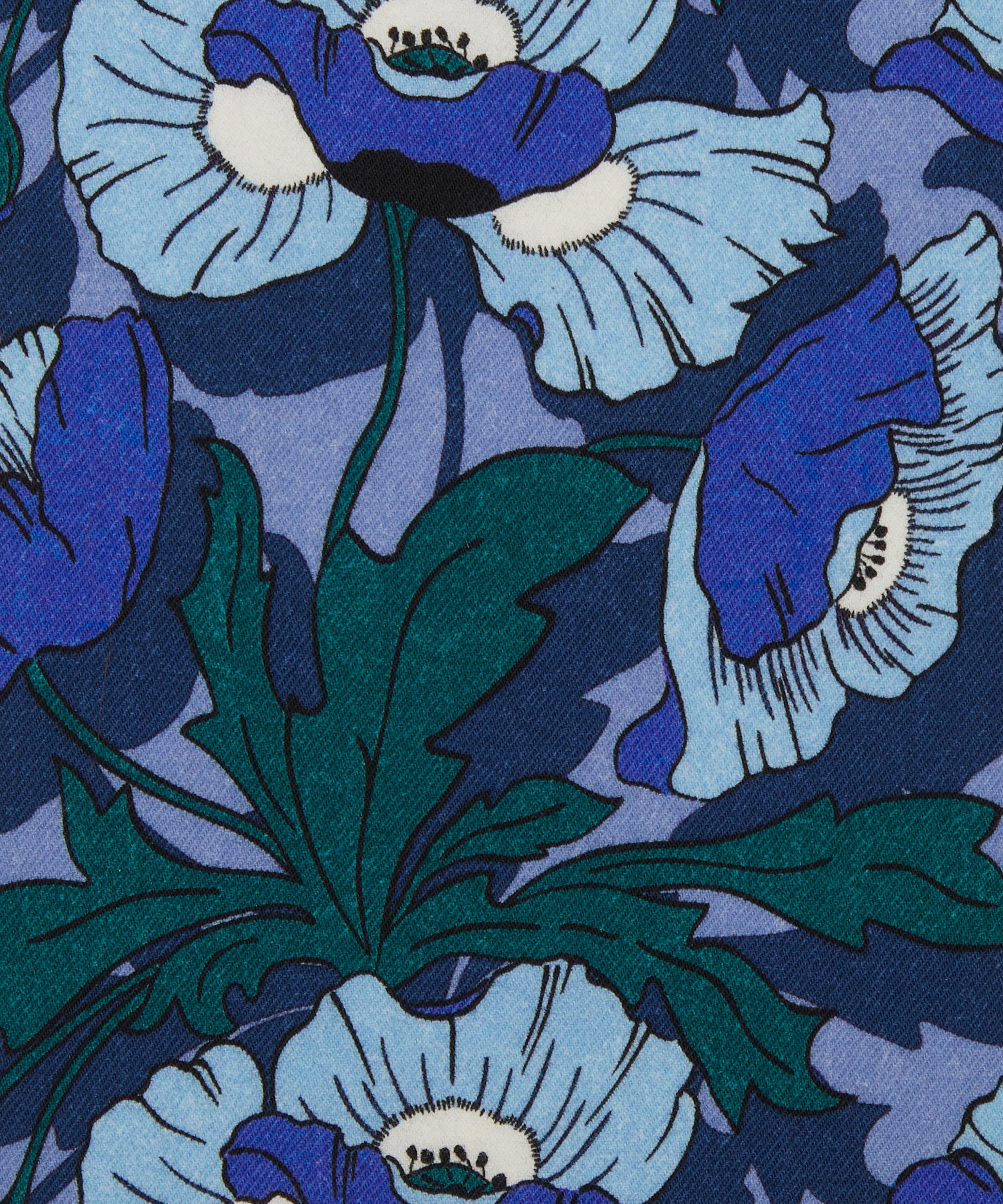 Liberty Fabrics - Butterfield Poppy Lilestone Wool