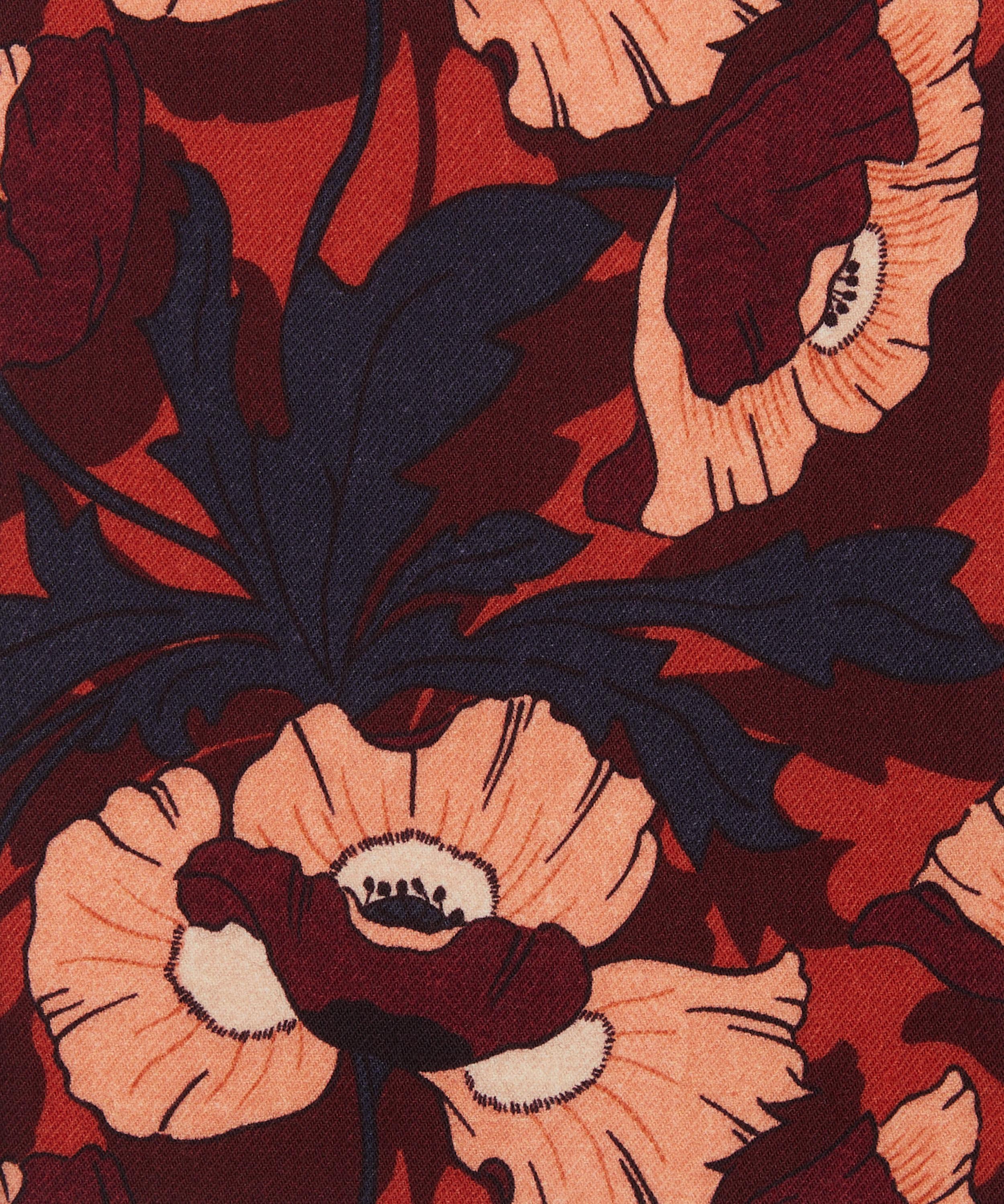 Liberty Fabrics - Butterfield Poppy Lilestone Wool